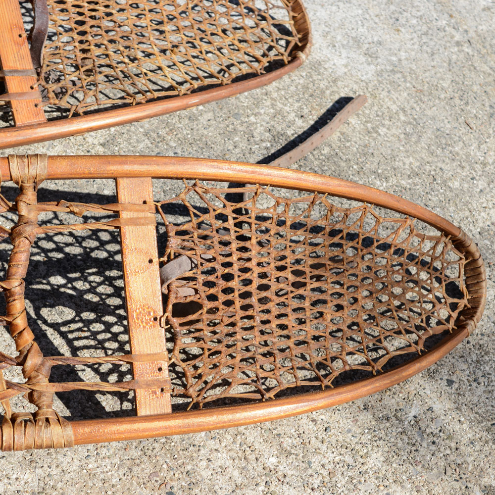 Circa 1950s Snocraft Vintage Army Snowshoes EBTH