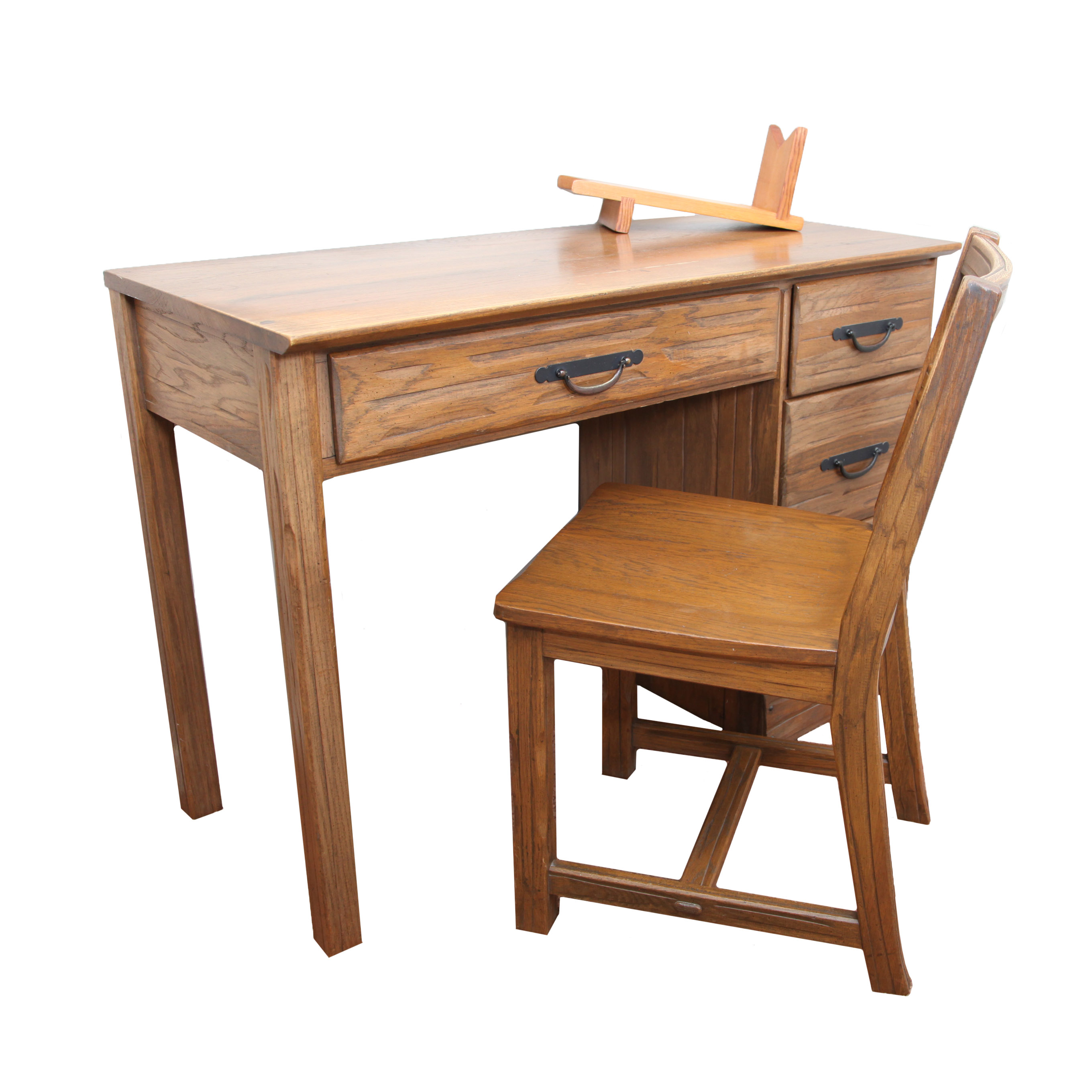 ranch oak desk