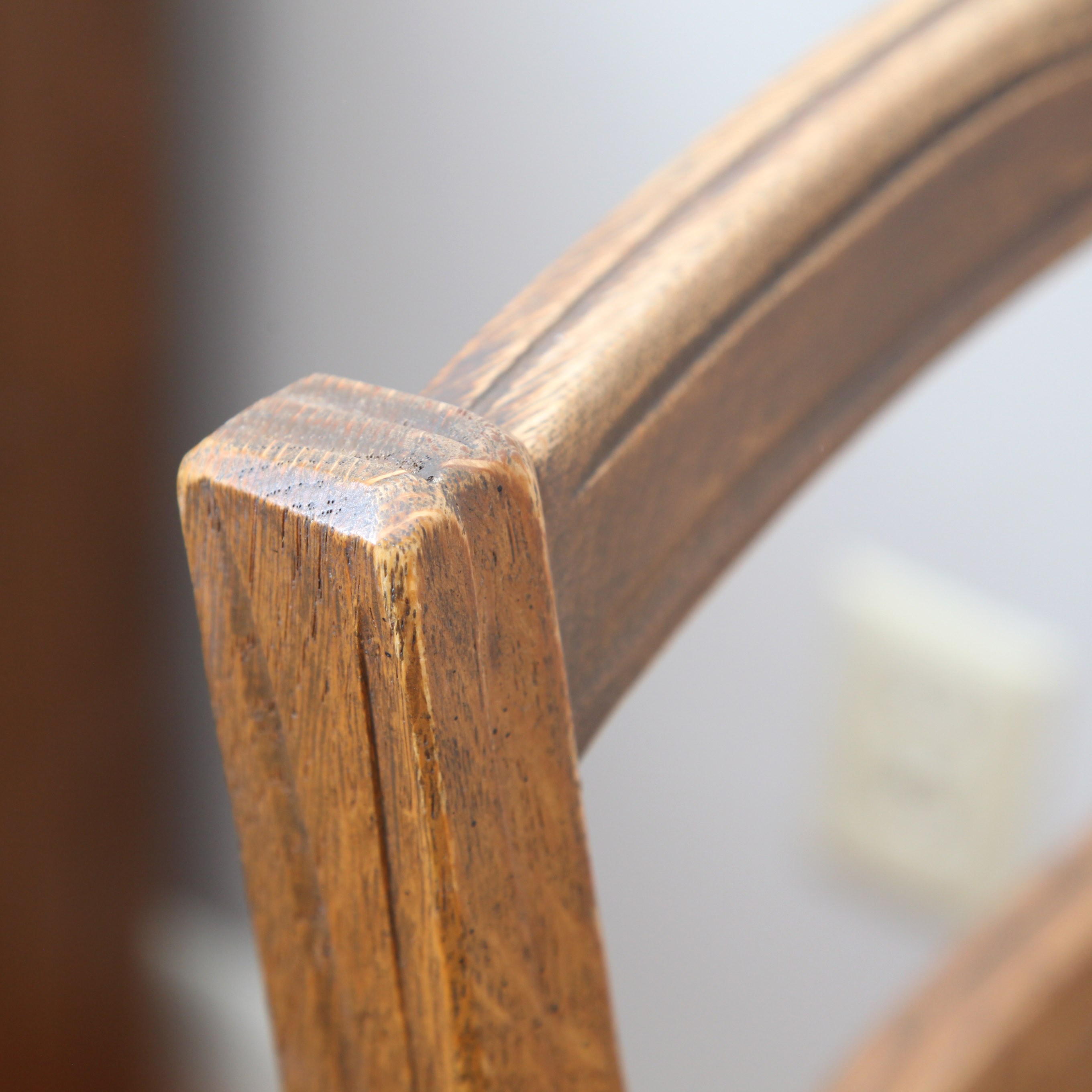 "Ranch Oak" Student Desk and Matching Chair by Brandt EBTH