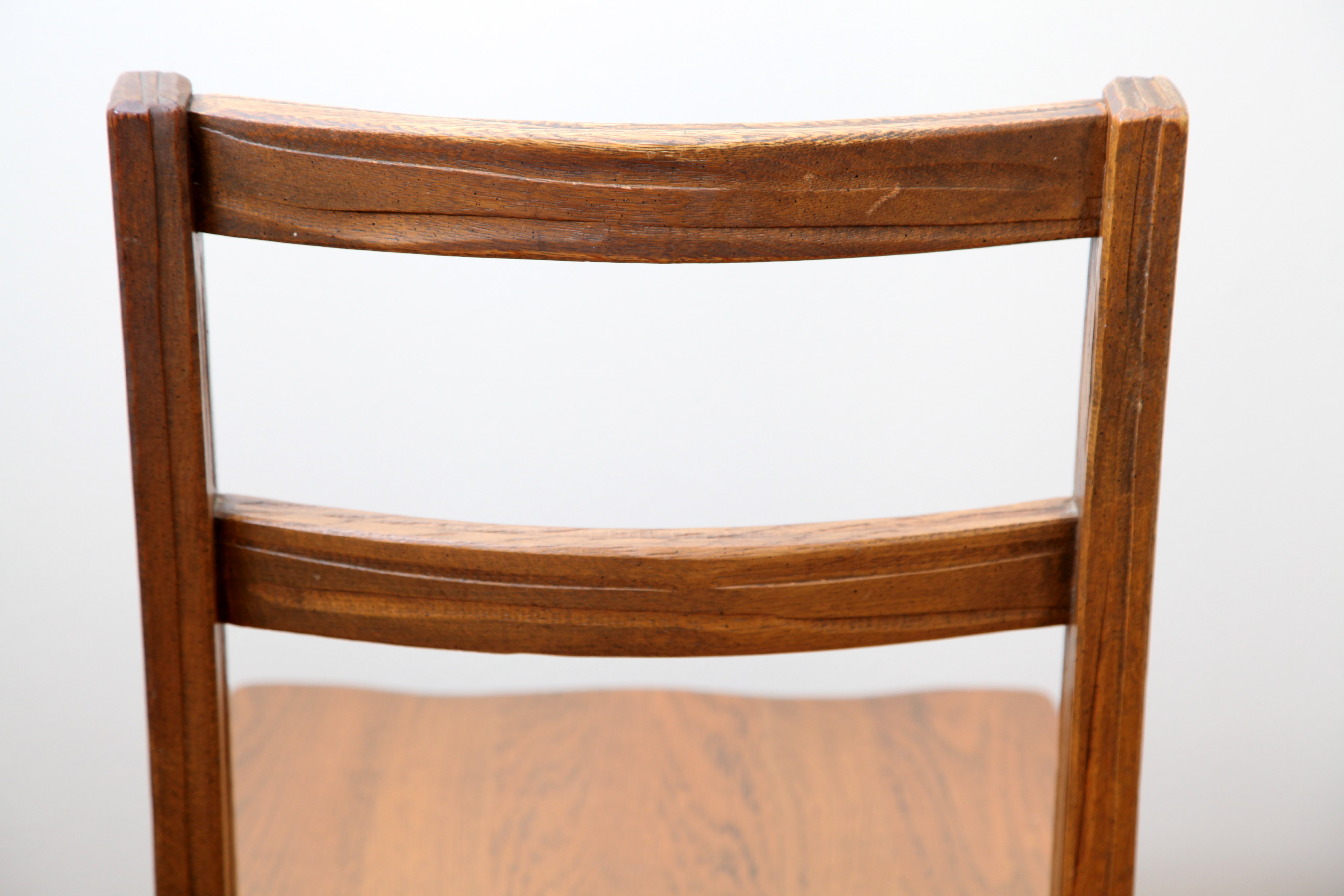 "Ranch Oak" Student Desk and Matching Chair by Brandt EBTH