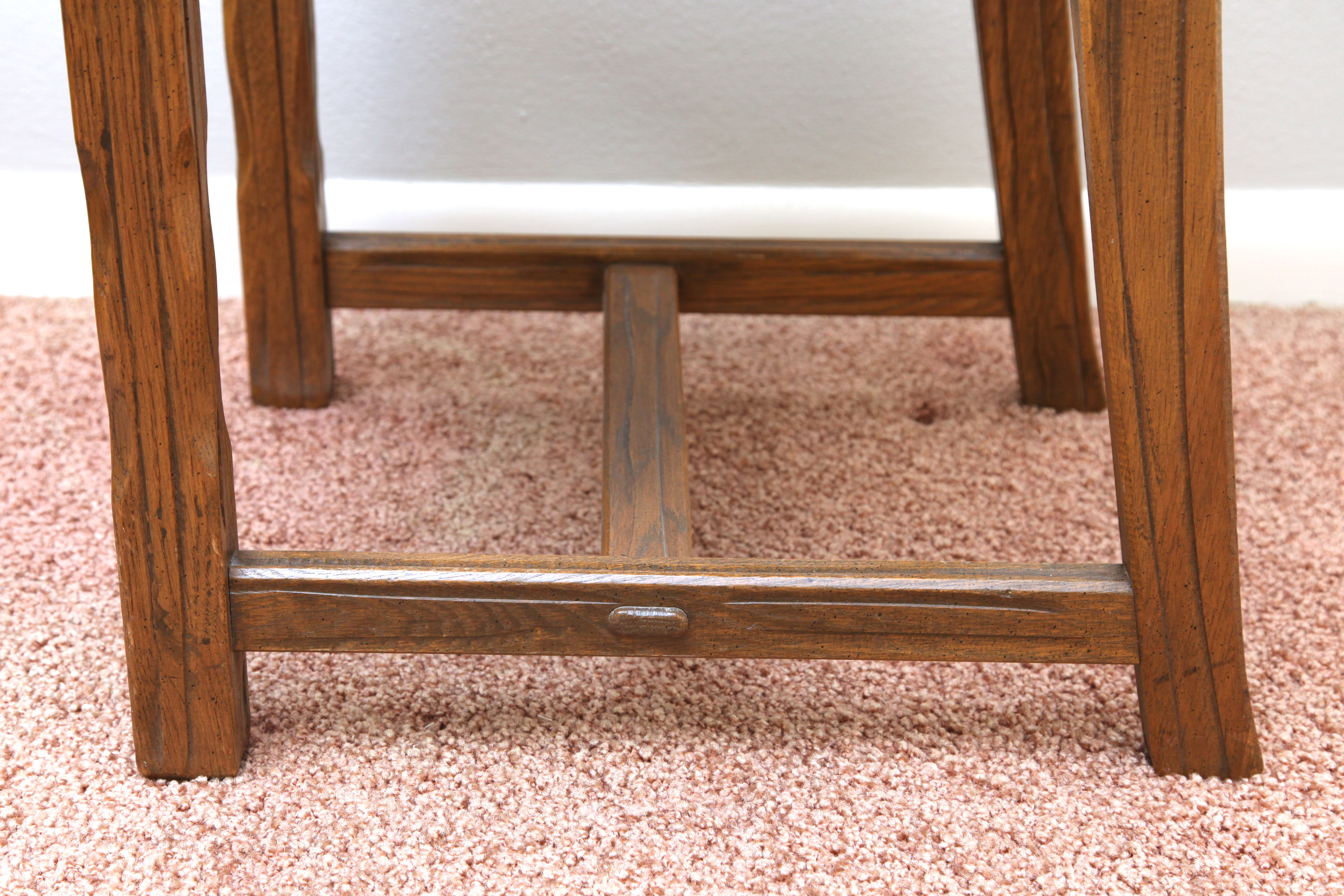 "Ranch Oak" Student Desk and Matching Chair by Brandt EBTH