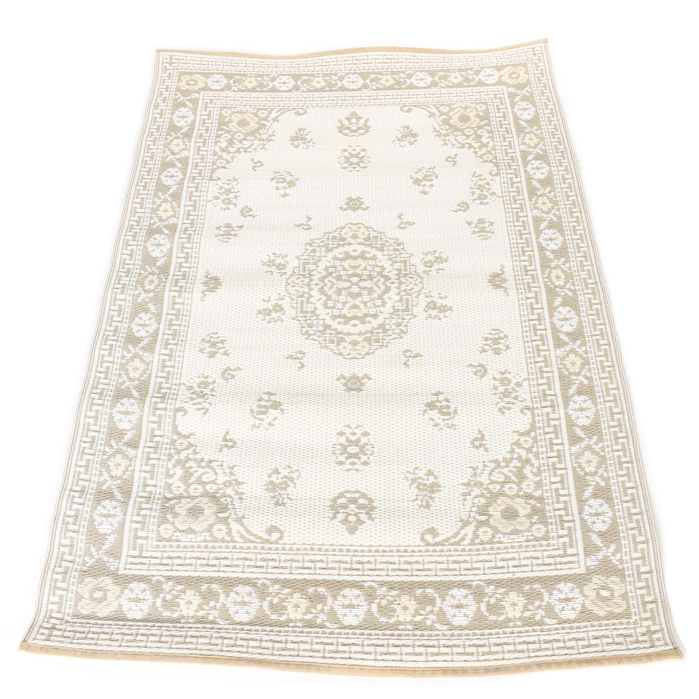 Handwoven Mad Mats Recycled Plastic Area Rug EBTH