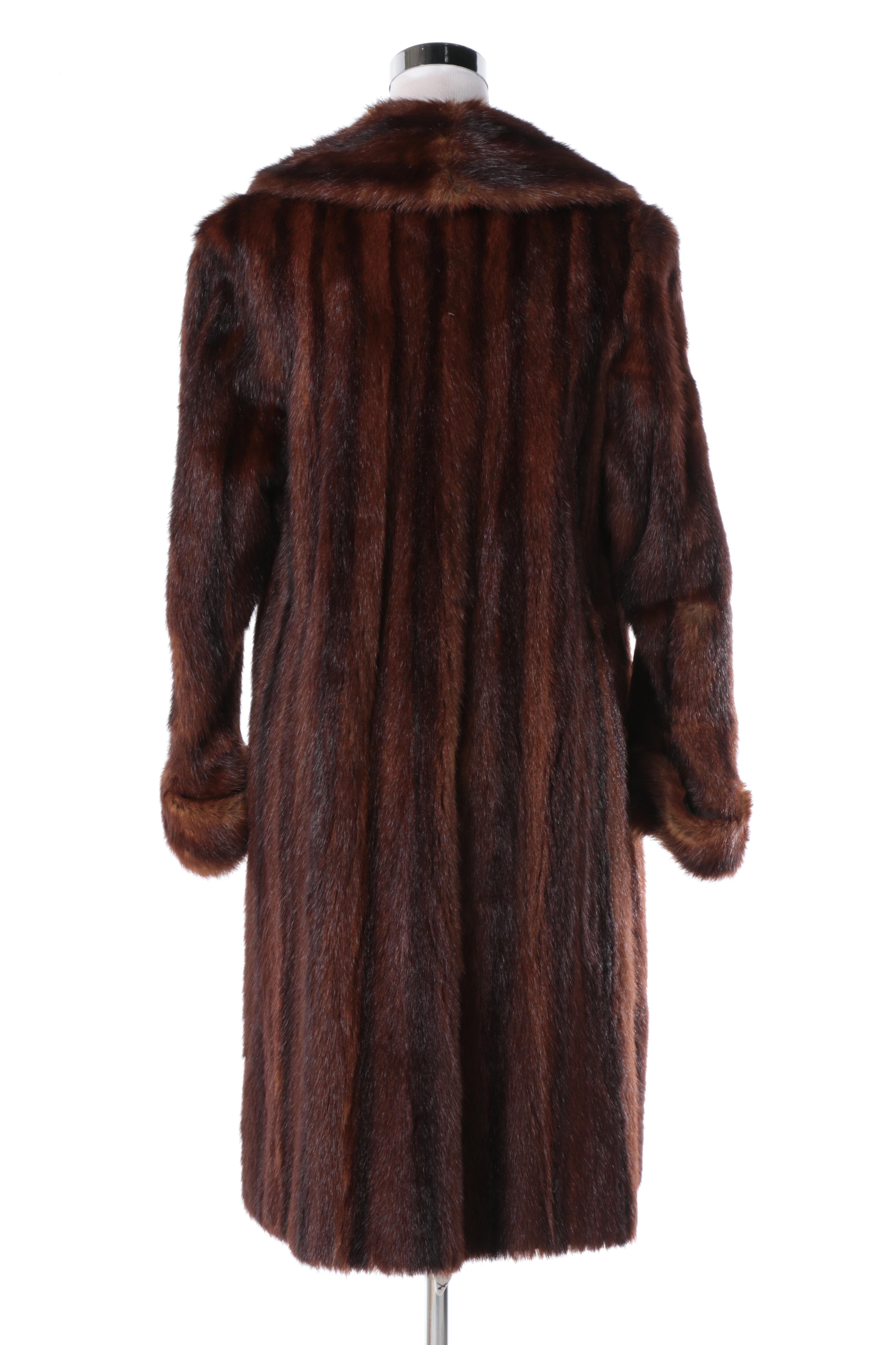 Women's Circa 1940s Marmot Fur Coat EBTH