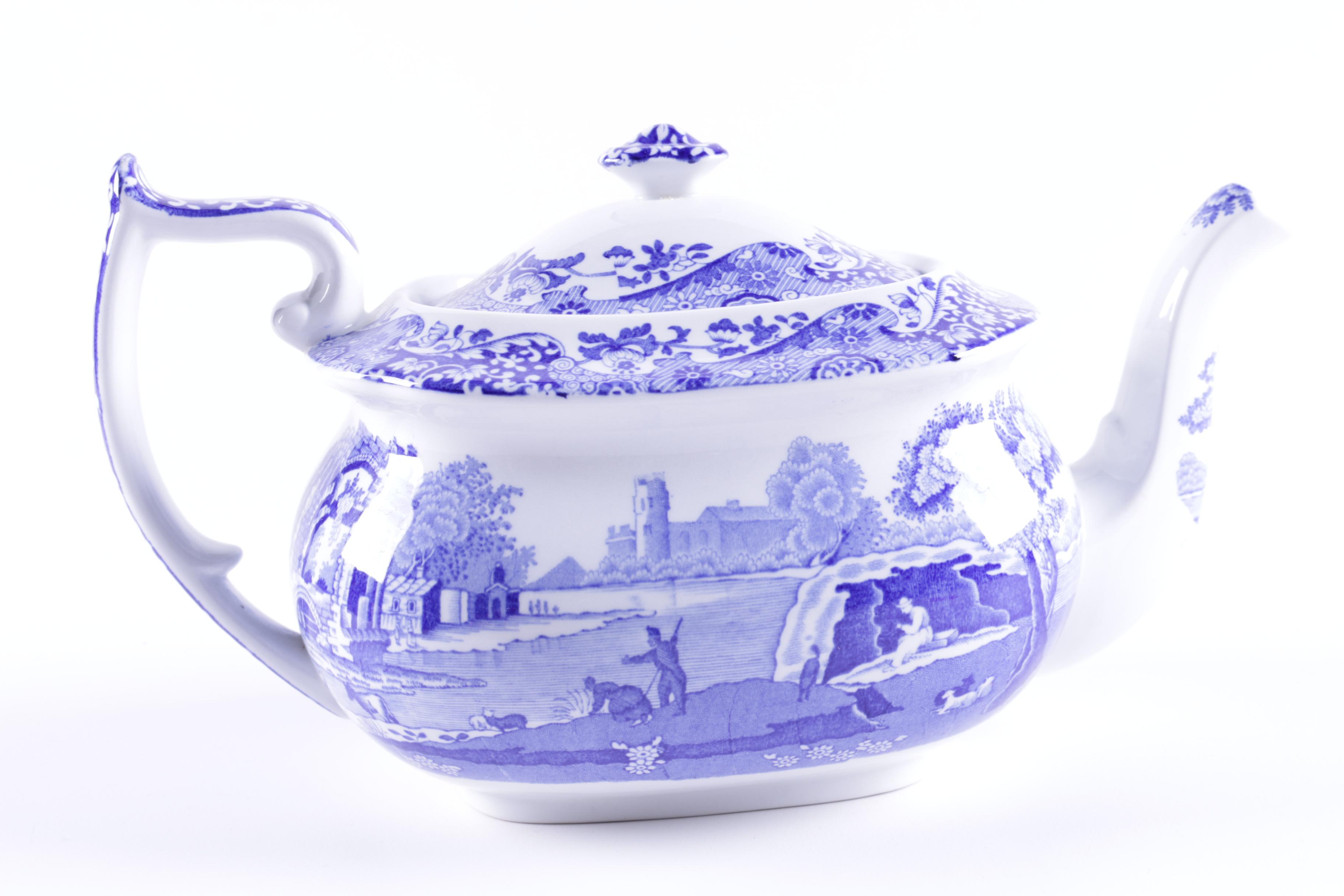 Spode "Blue Italian" Teapot EBTH