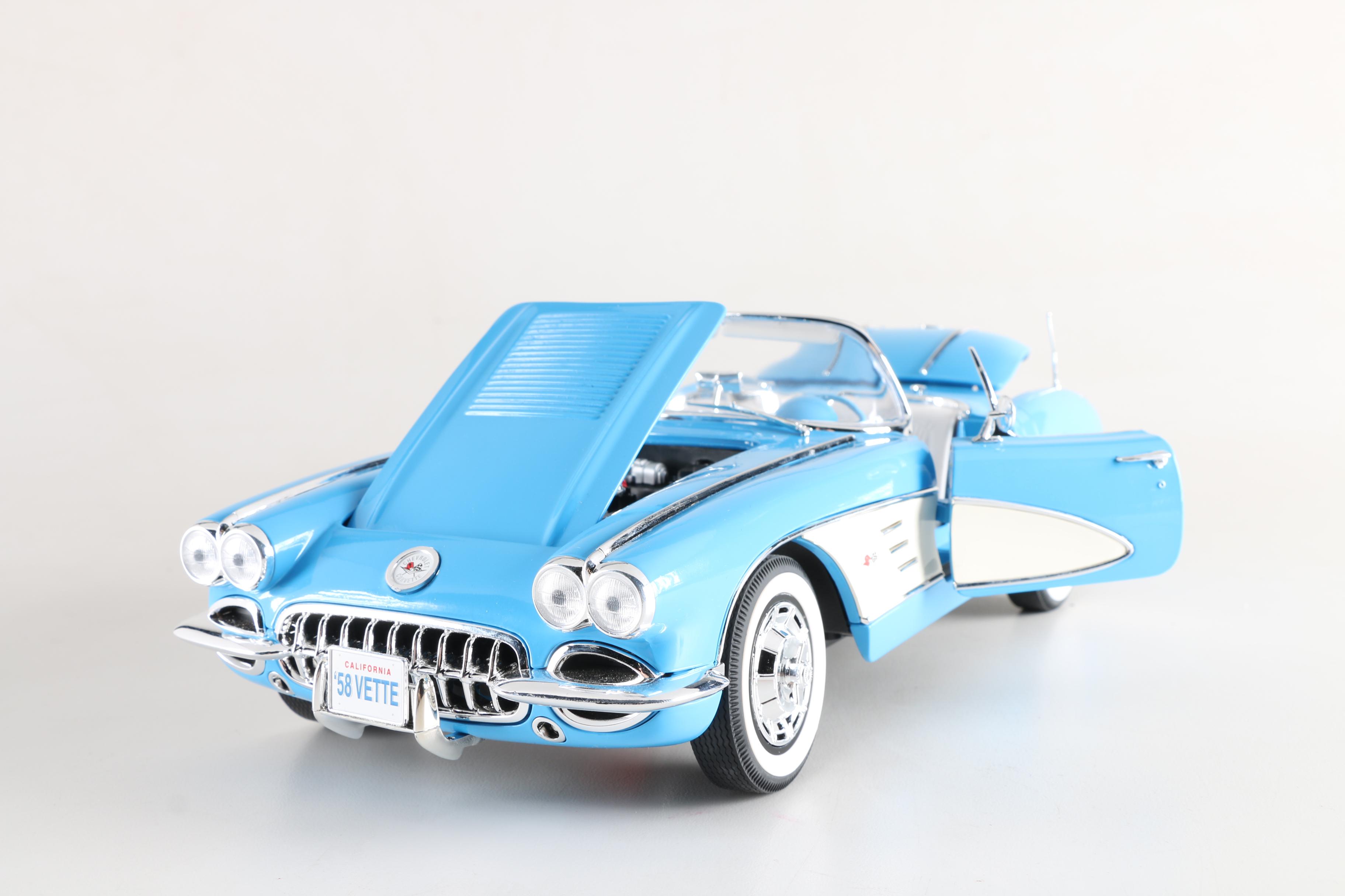 112 Scale 1958 Corvette DieCast Car EBTH
