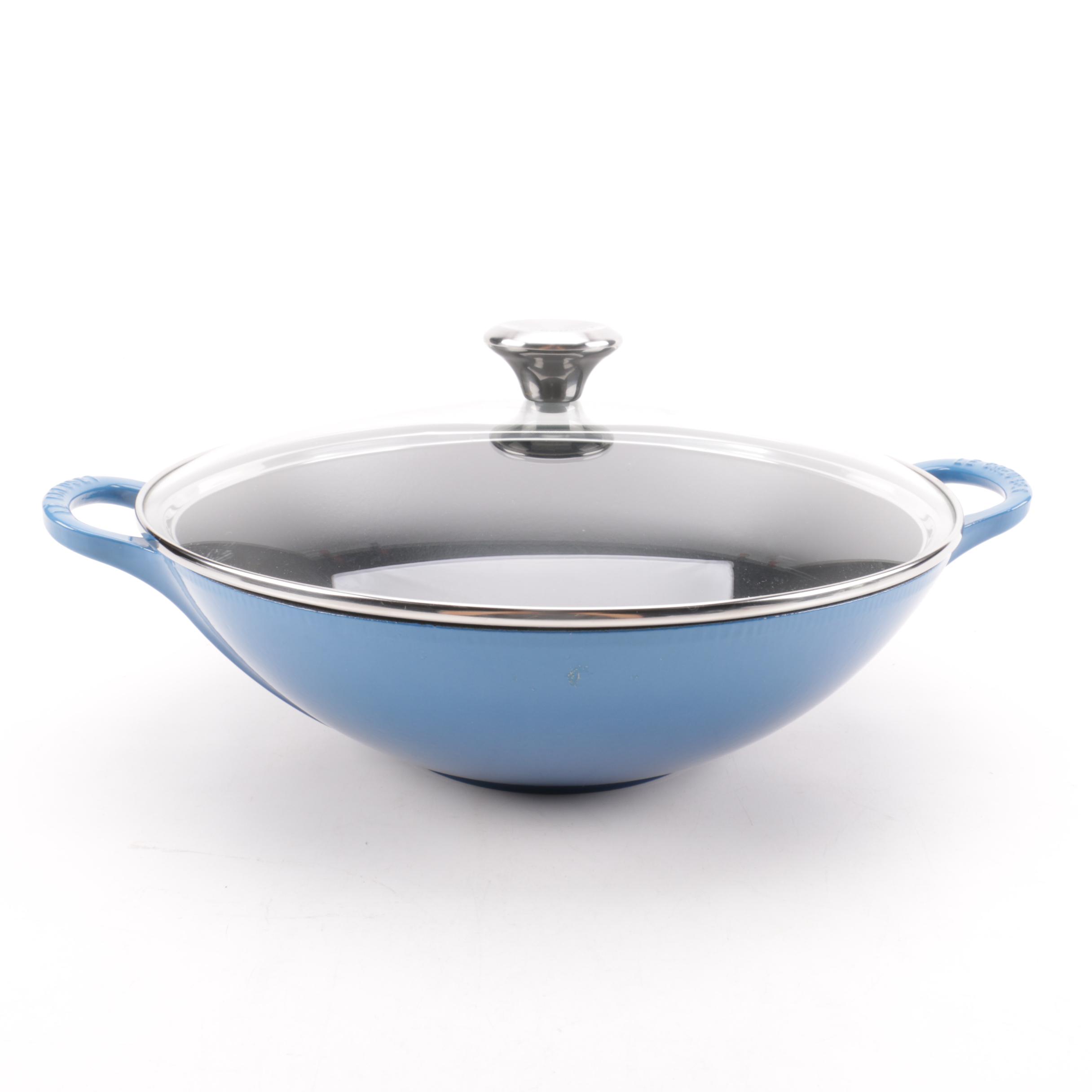 Le Creuset Enamel Wok EBTH