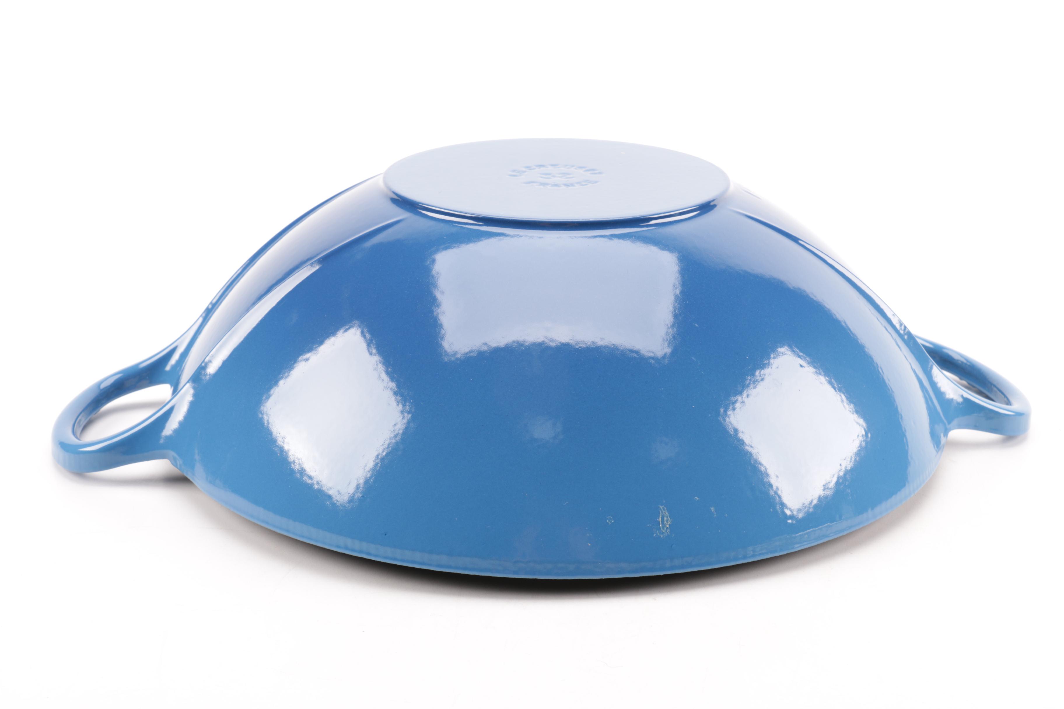 Le Creuset Enamel Wok EBTH