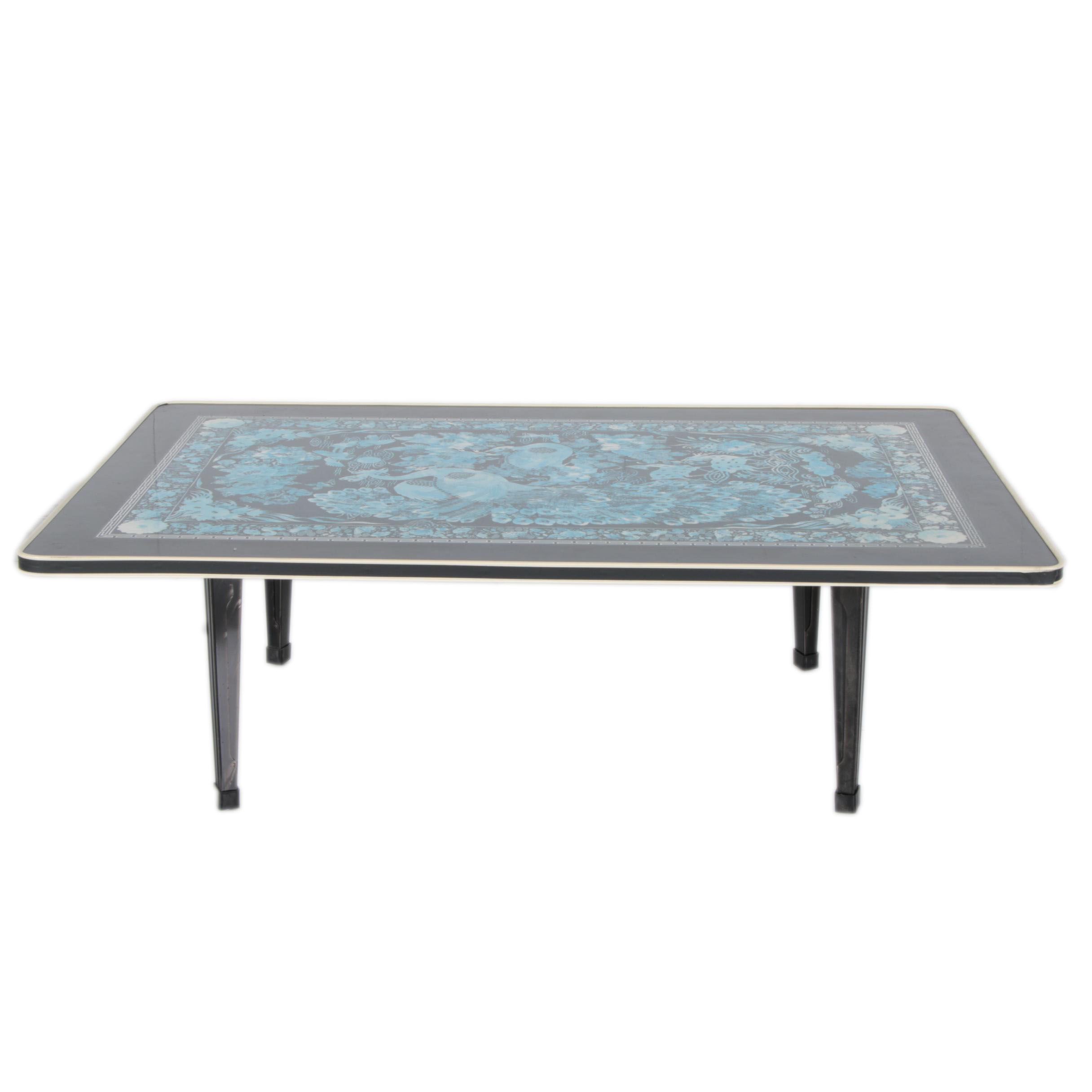 Vintage Korean Folding Floor Table