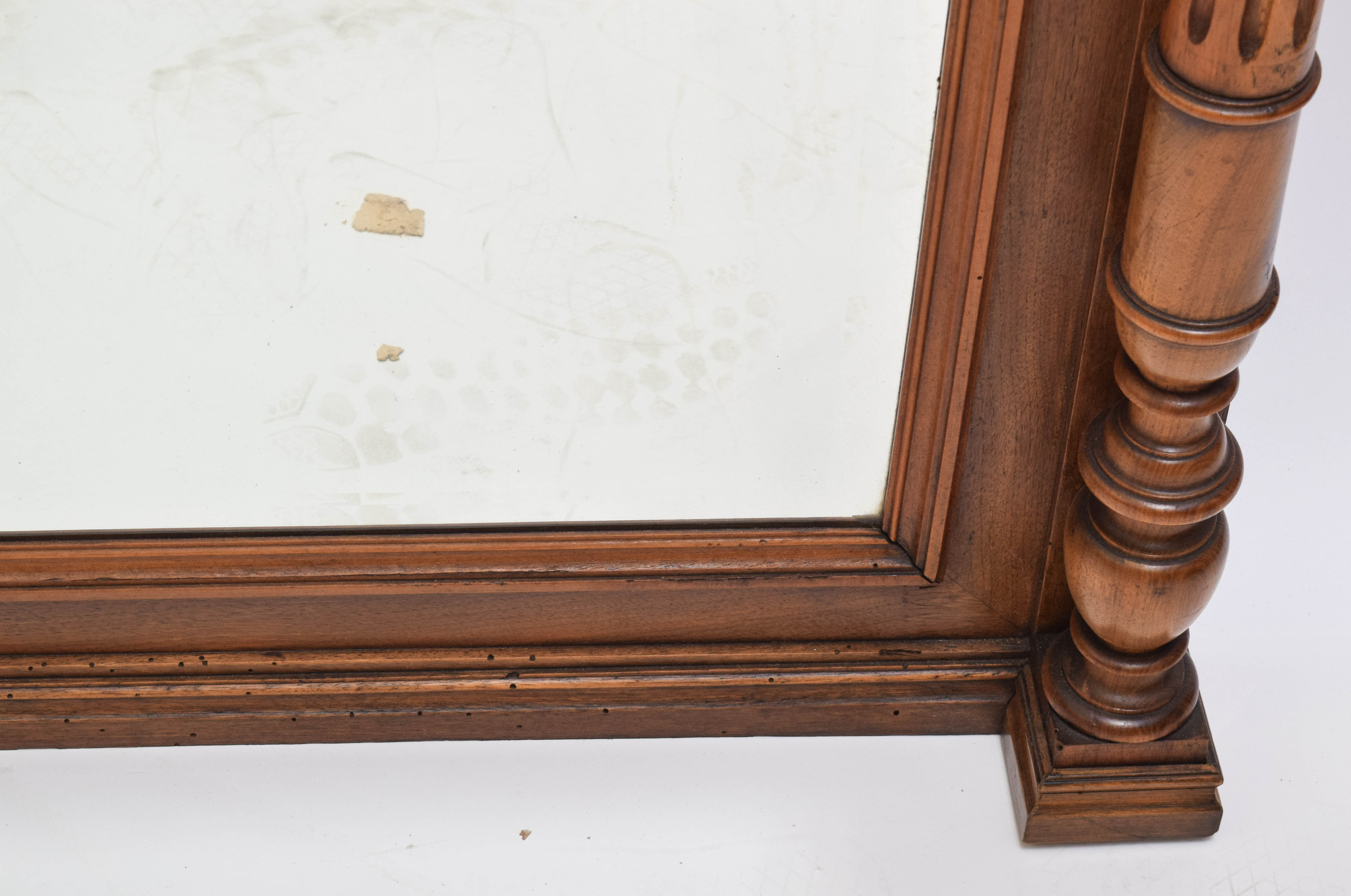 Carved Wood Framed Mirror EBTH