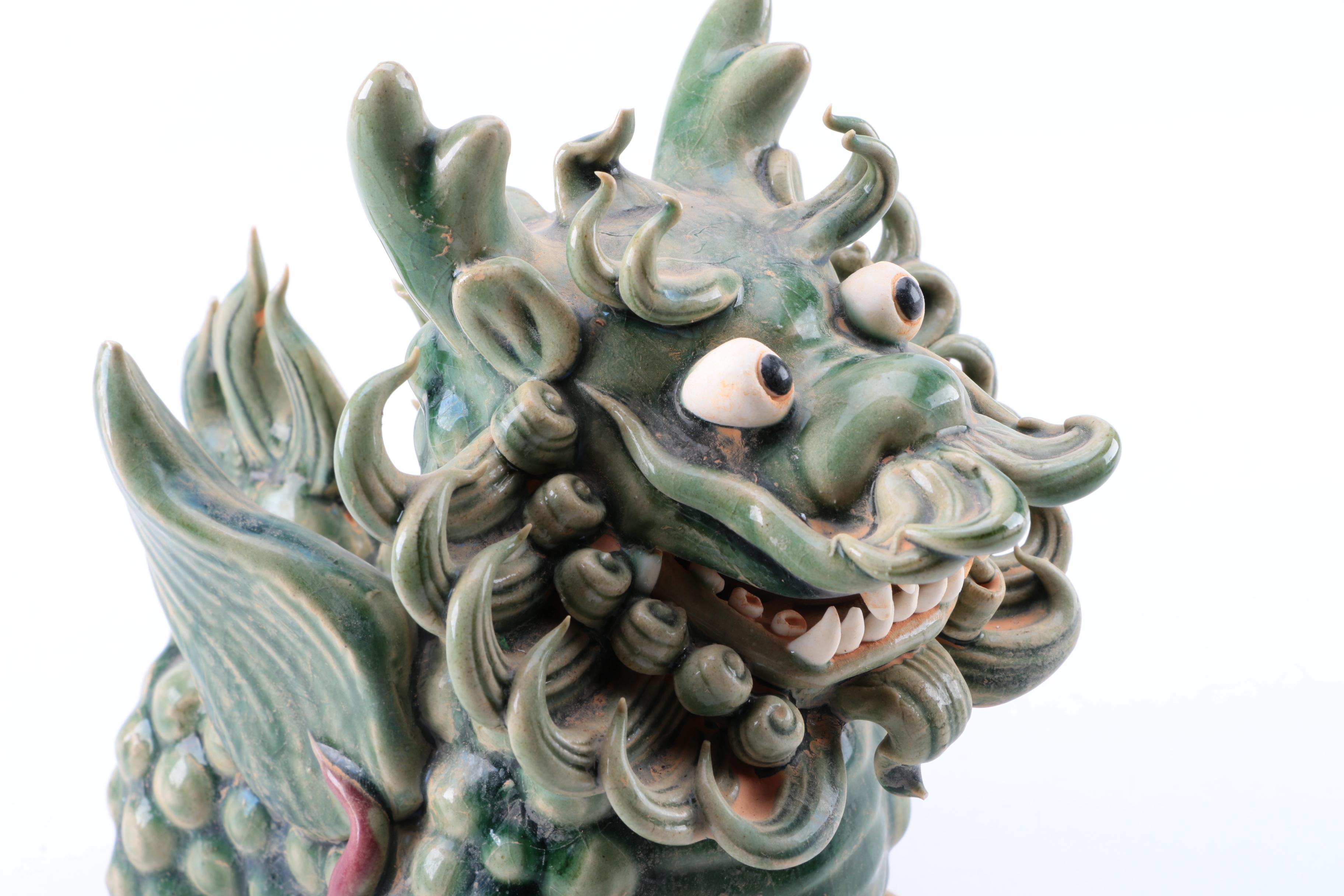 Ceramic Dragon Figurines EBTH