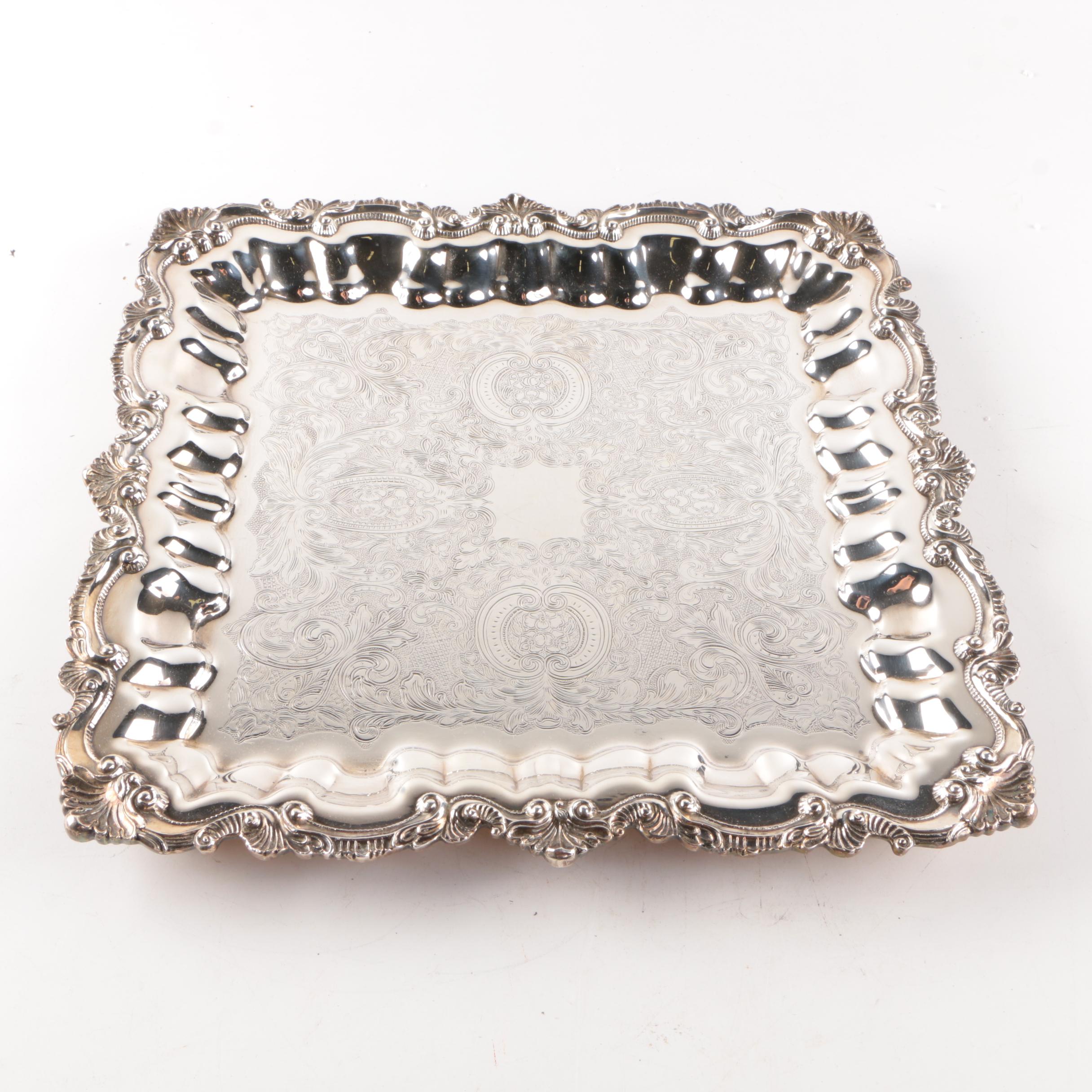 Wallace Silver Plate Tray EBTH