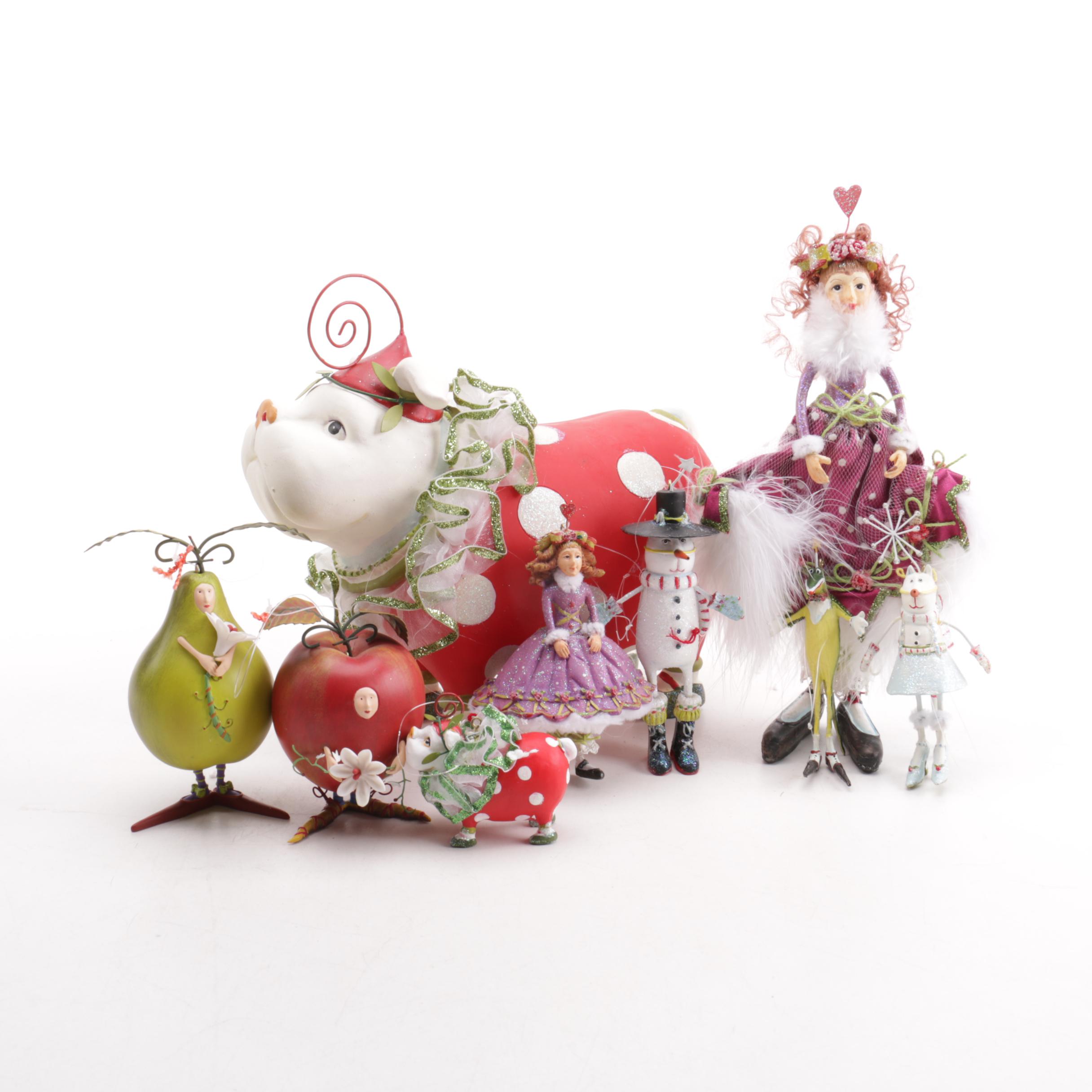 Department 56 "Krinkles" Seasonal Holiday Ornaments EBTH