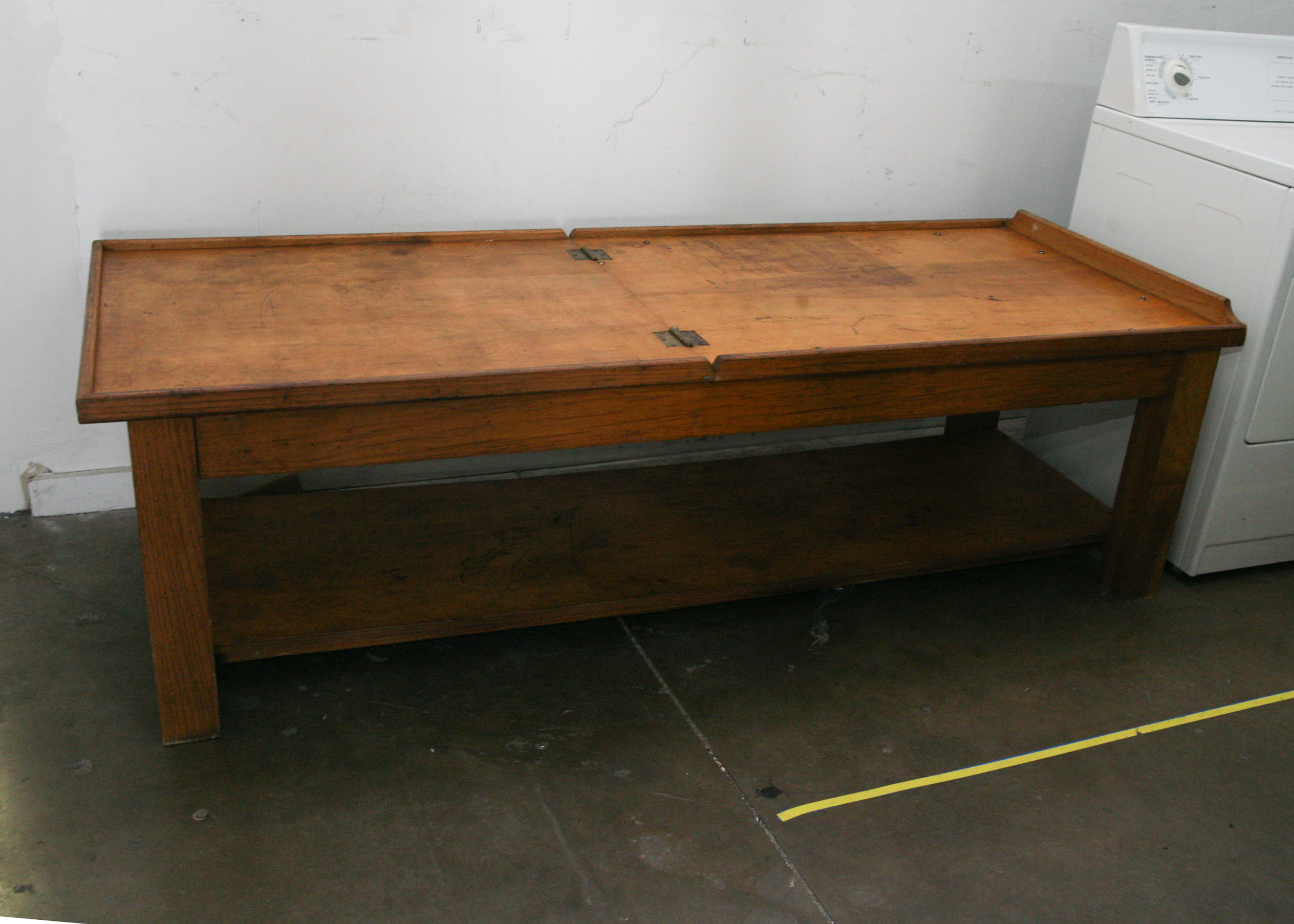 Vintage Wooden Hospital Bed EBTH