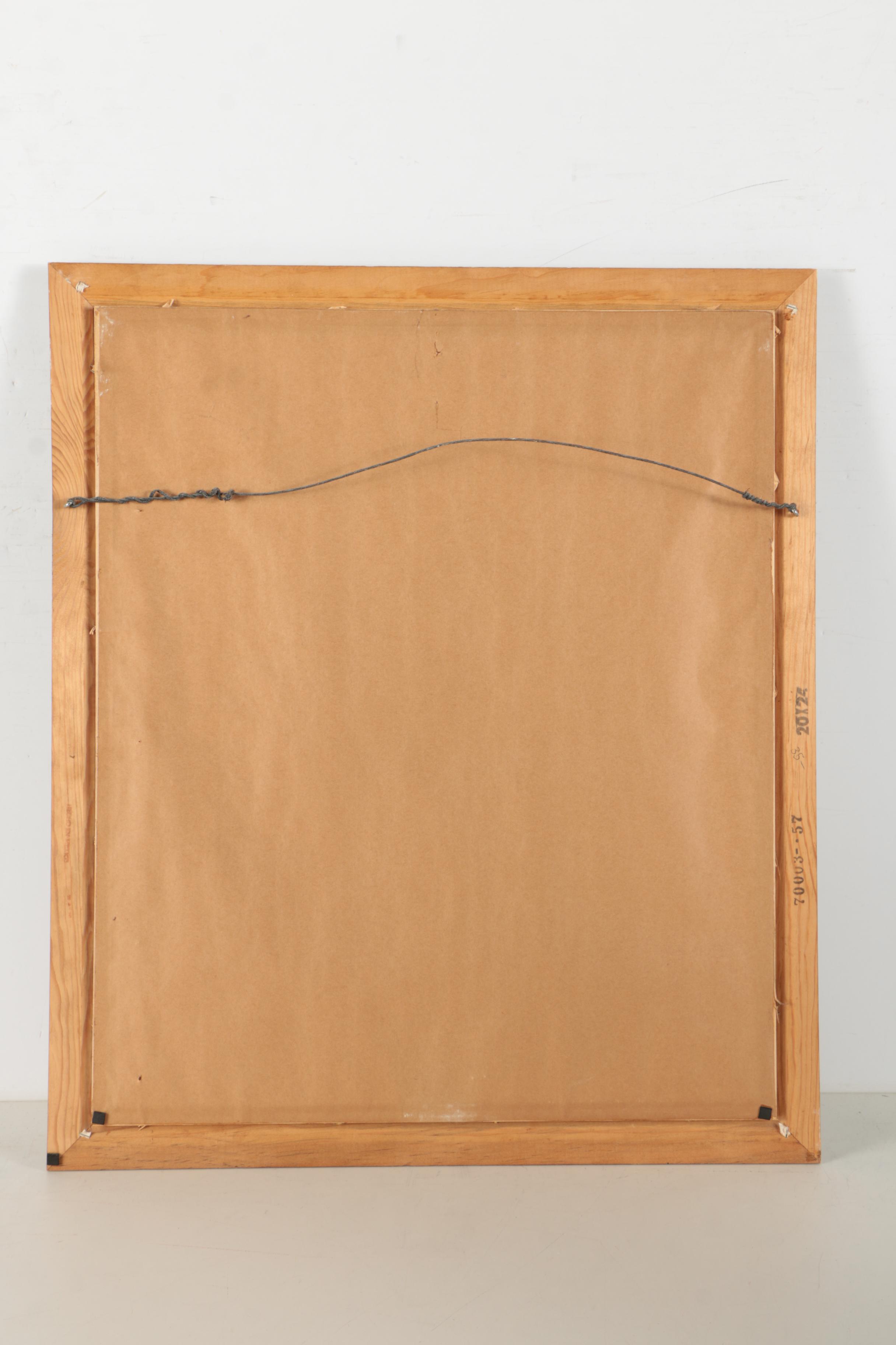 Offset Lithograph After A. Sehring's Painting "Boy on the Beach" EBTH