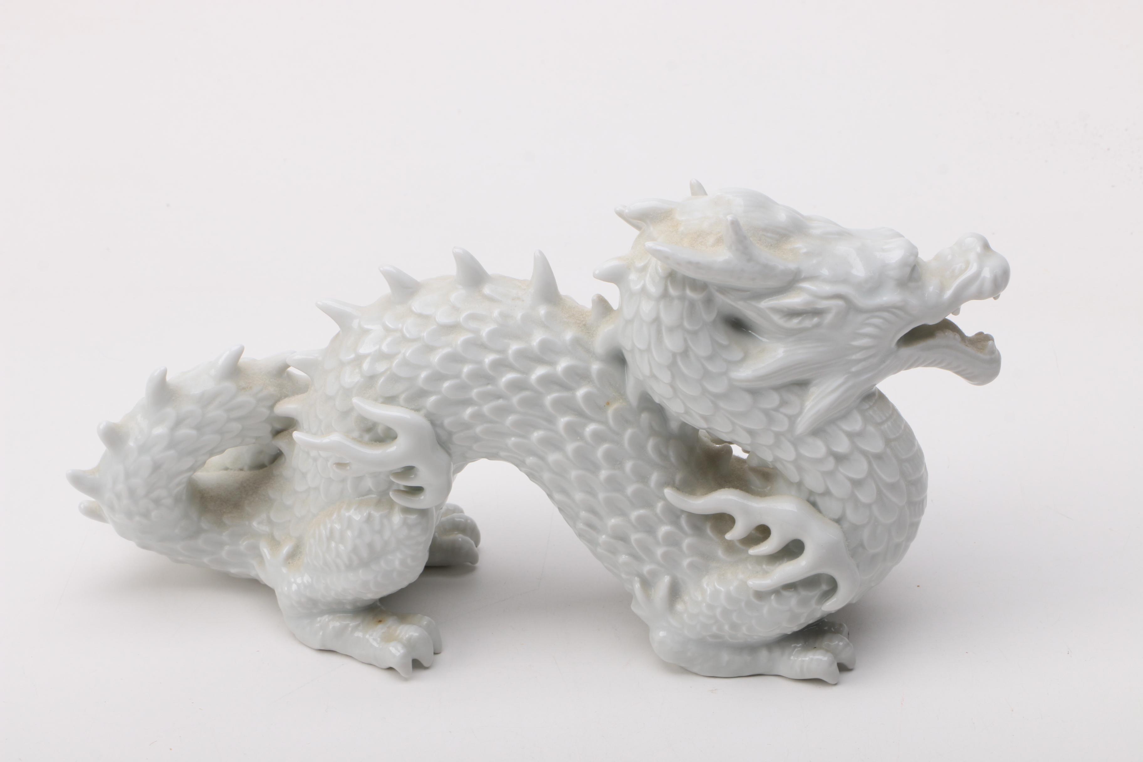 Ceramic Chinese Dragon Figurines EBTH