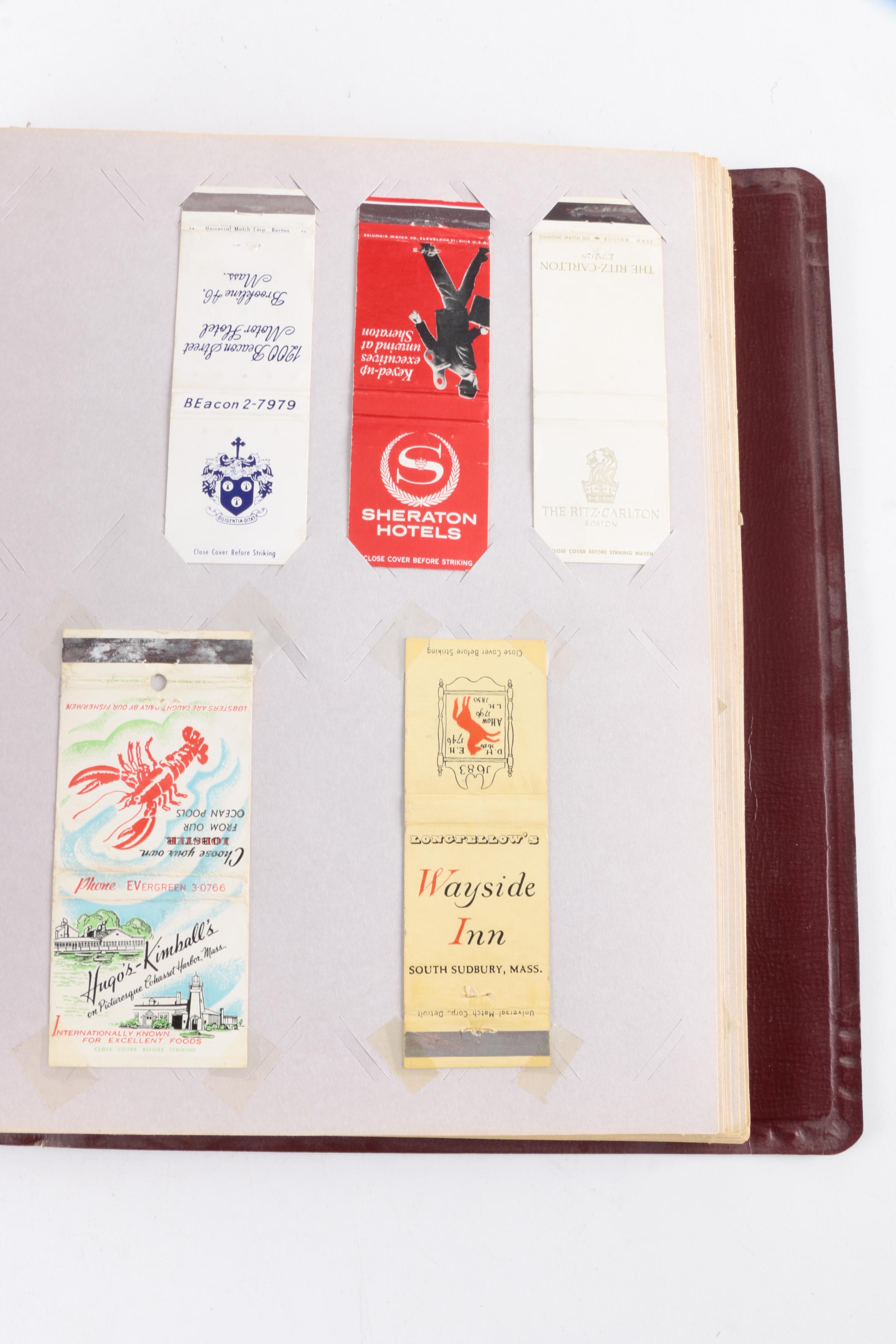 Vintage Match Cover Album Collection EBTH