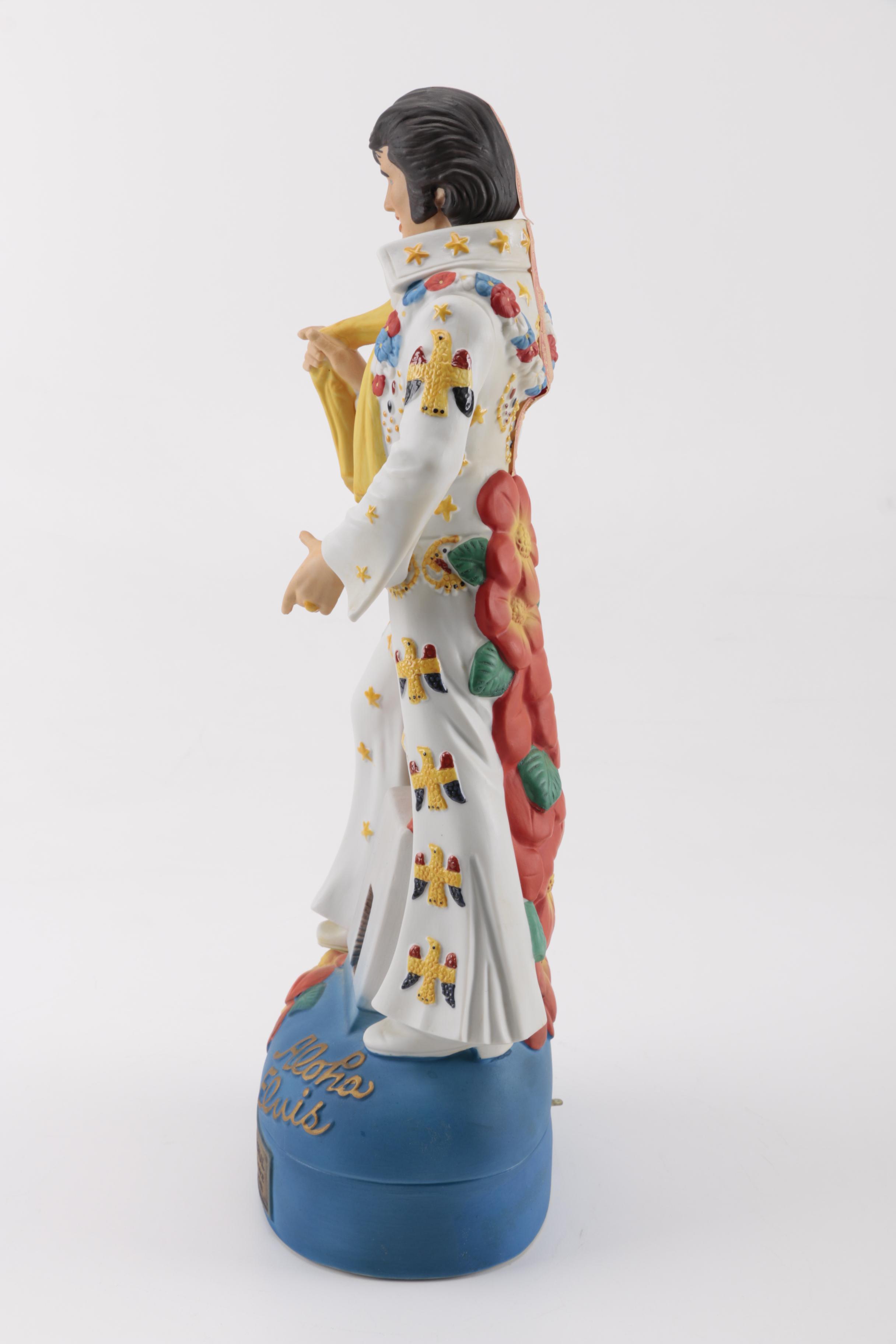 McCormick Elvis Presley Figural Decanters Including Musical Decanter EBTH