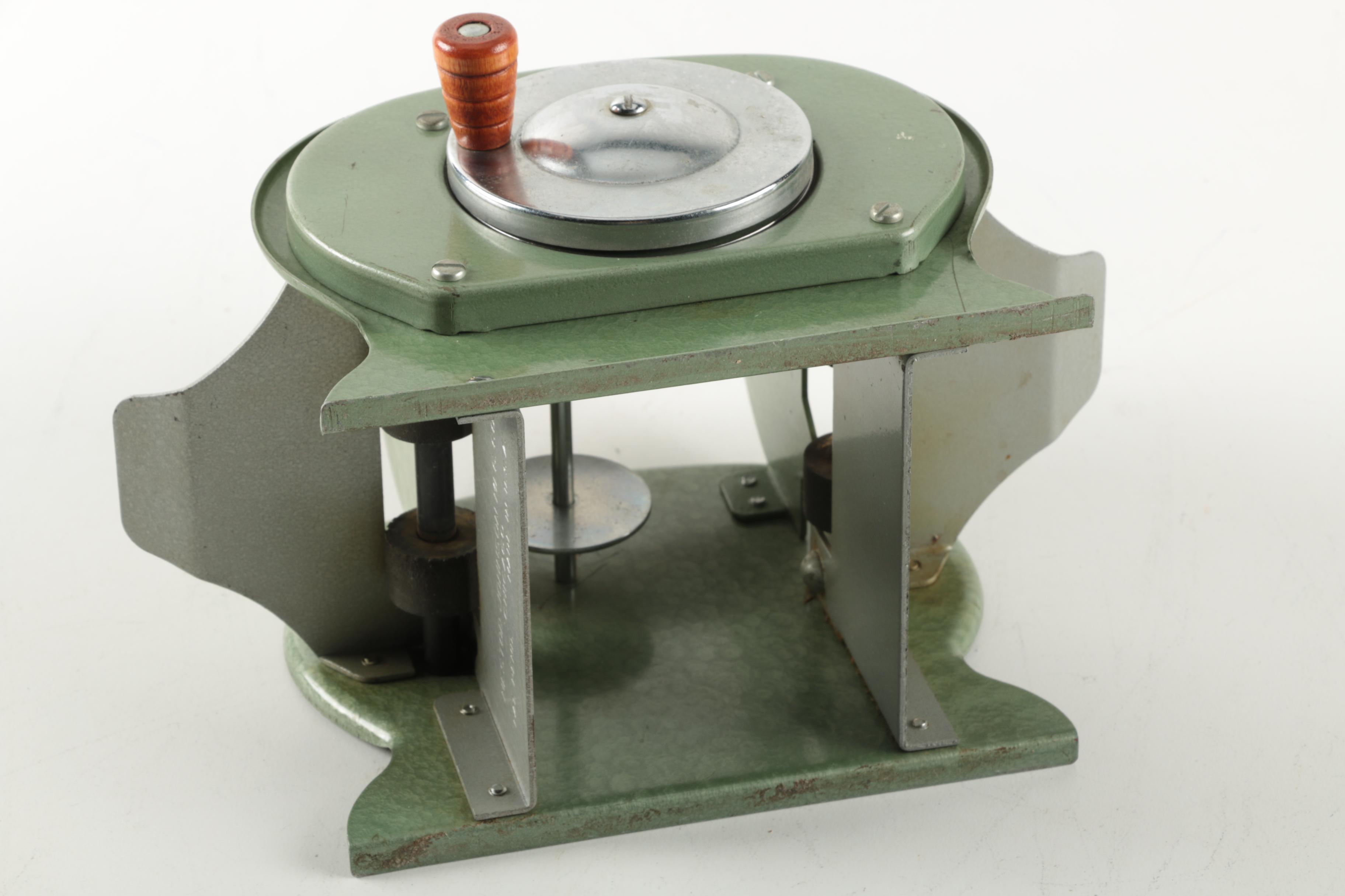 Vintage Metal Johnson Card Shuffler EBTH