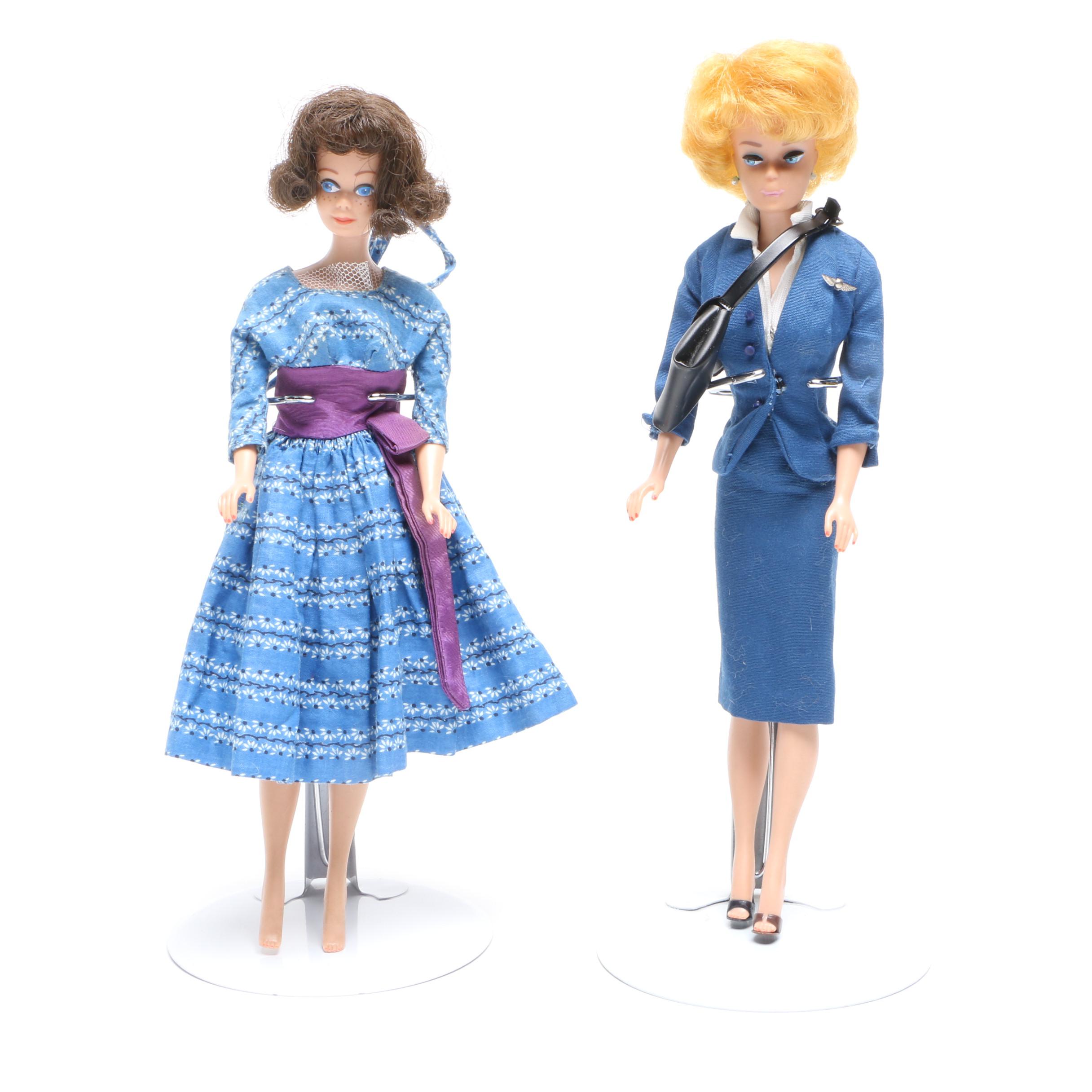 barbie and midge doll case 1963