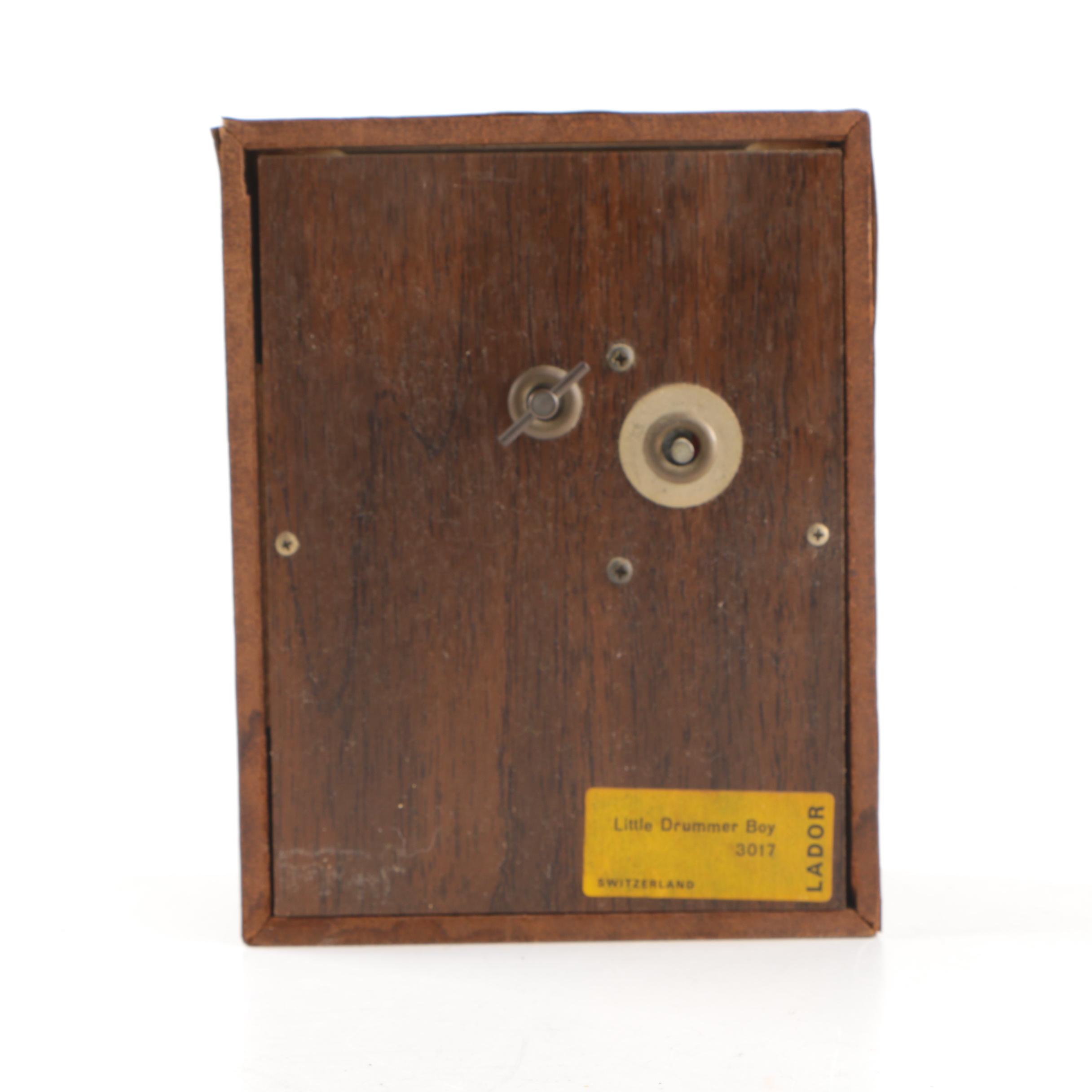 Vintage Lador Animated Music Box "Little Drummer Boy" EBTH