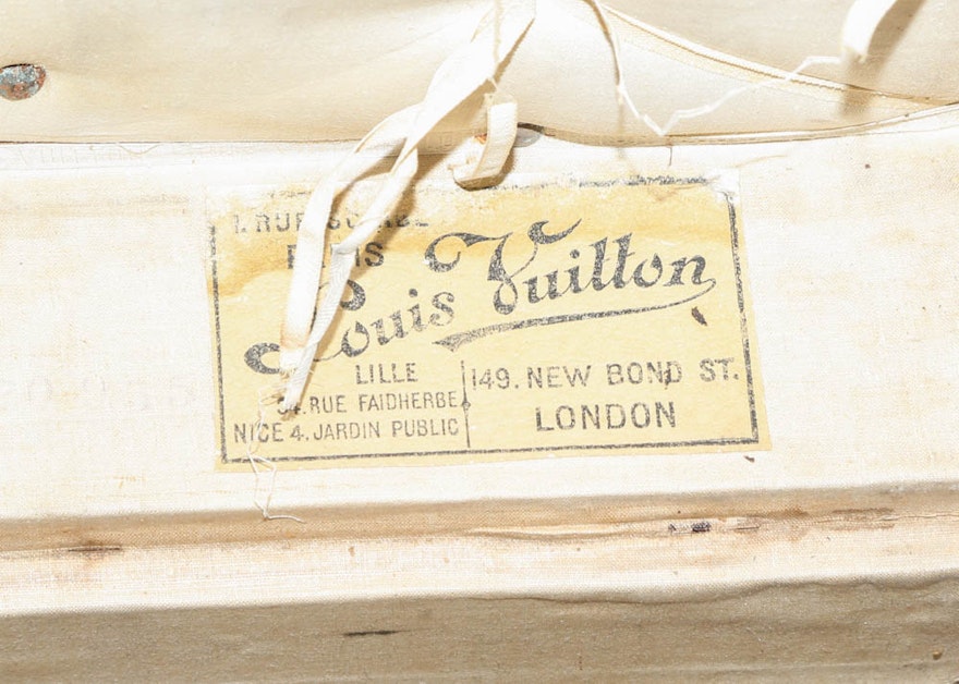 Circa 1920s Louis Vuitton Rolling Trunk | EBTH