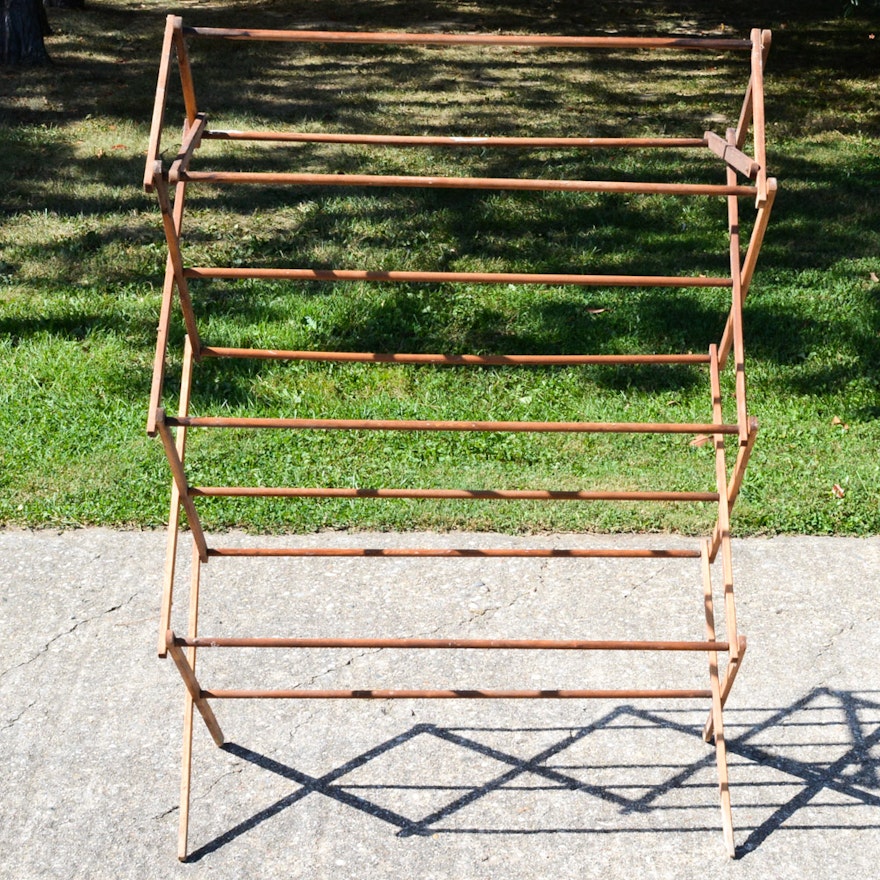Vintage Rid Jid Laundry Drying Rack