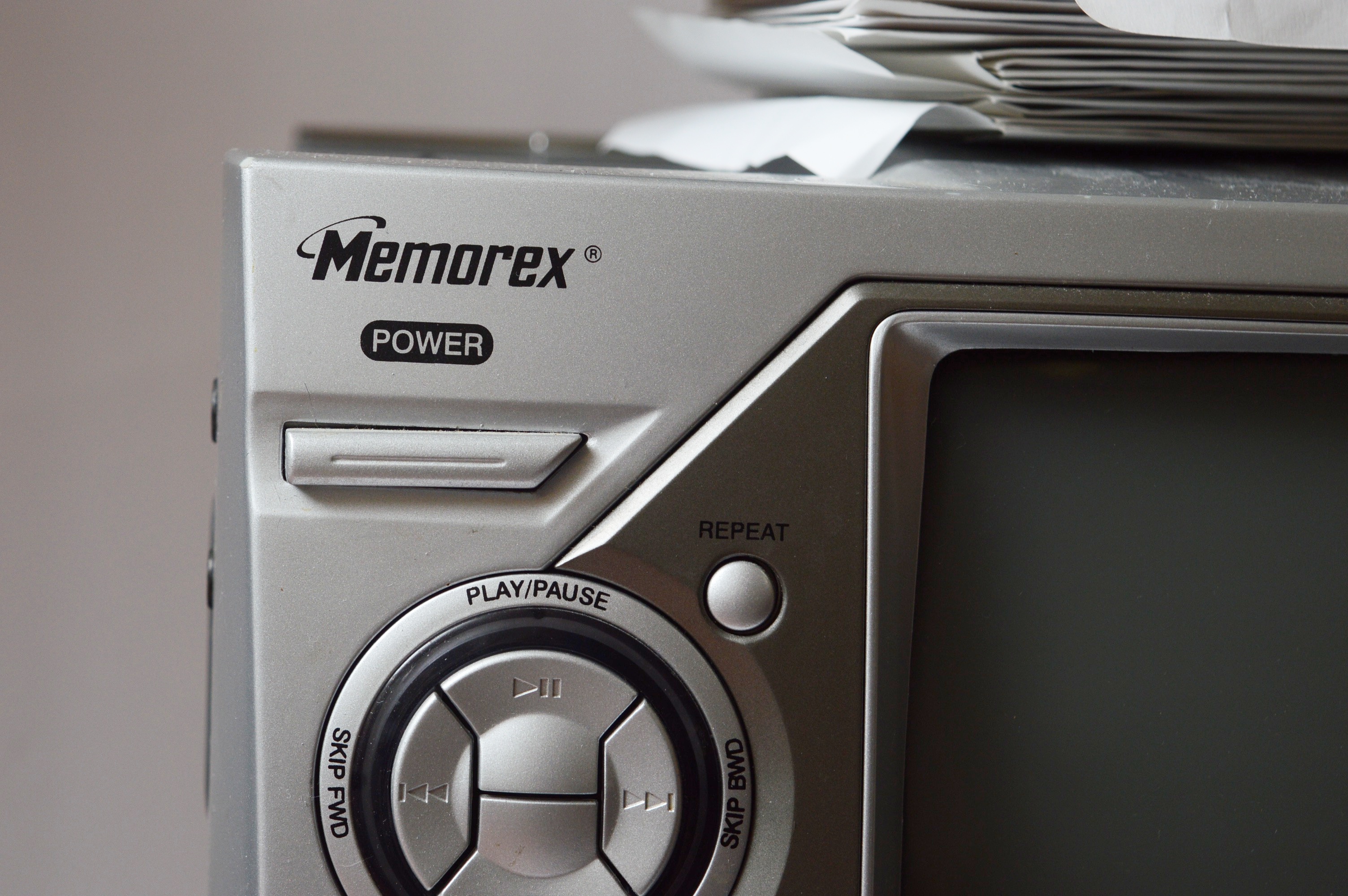 Memorex Karaoke Machine with CDs, and Hitachi Boombox EBTH