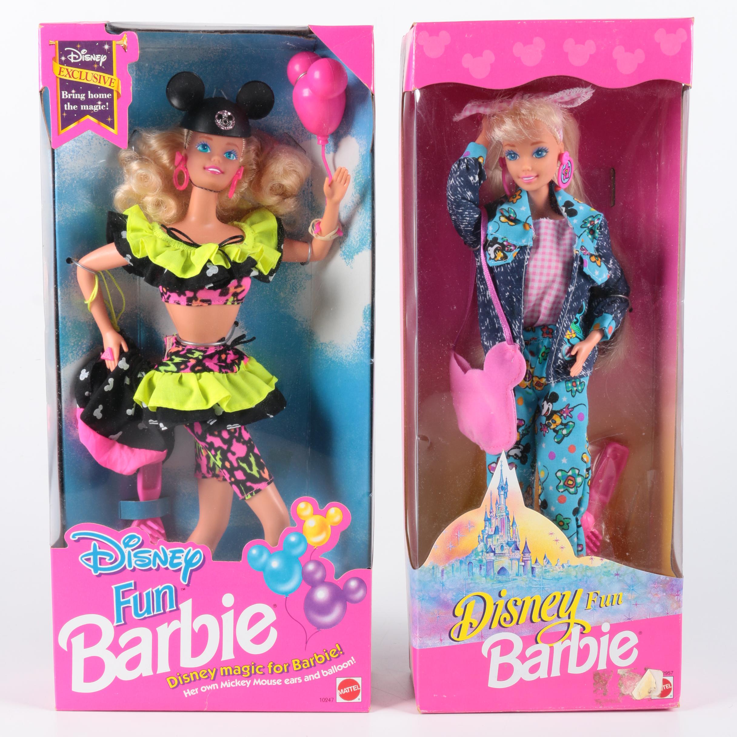 mickey mouse barbie doll value