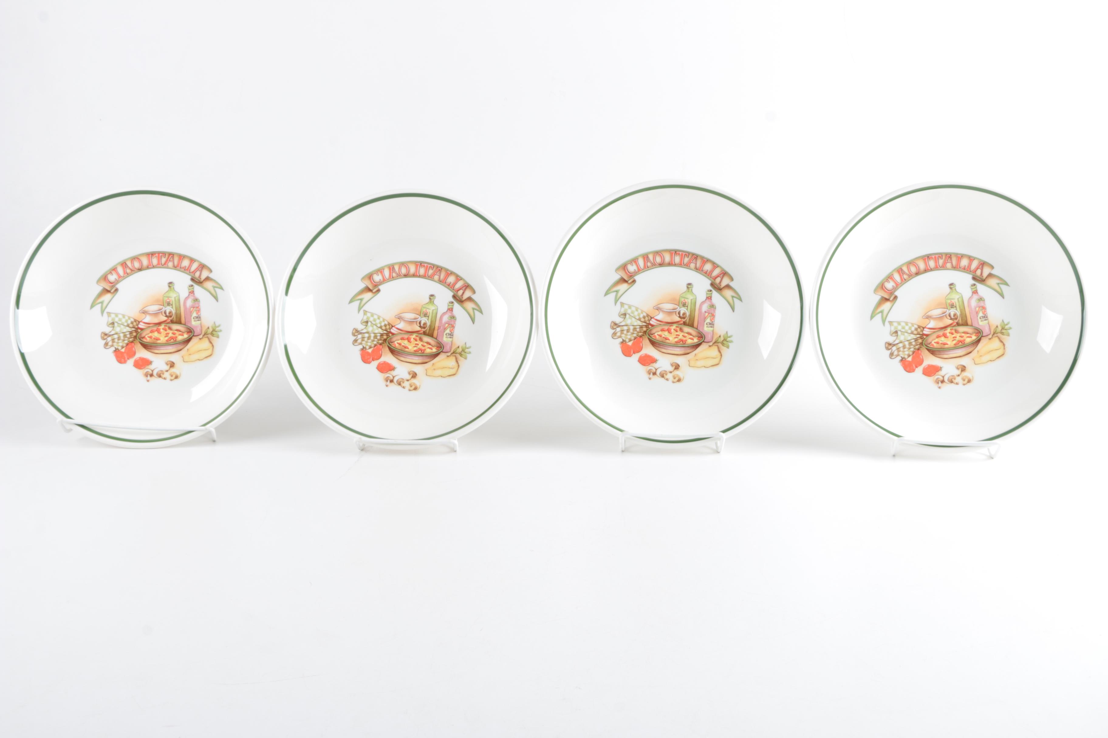 Over and Back, Inc. Italian Pasta Bowls EBTH