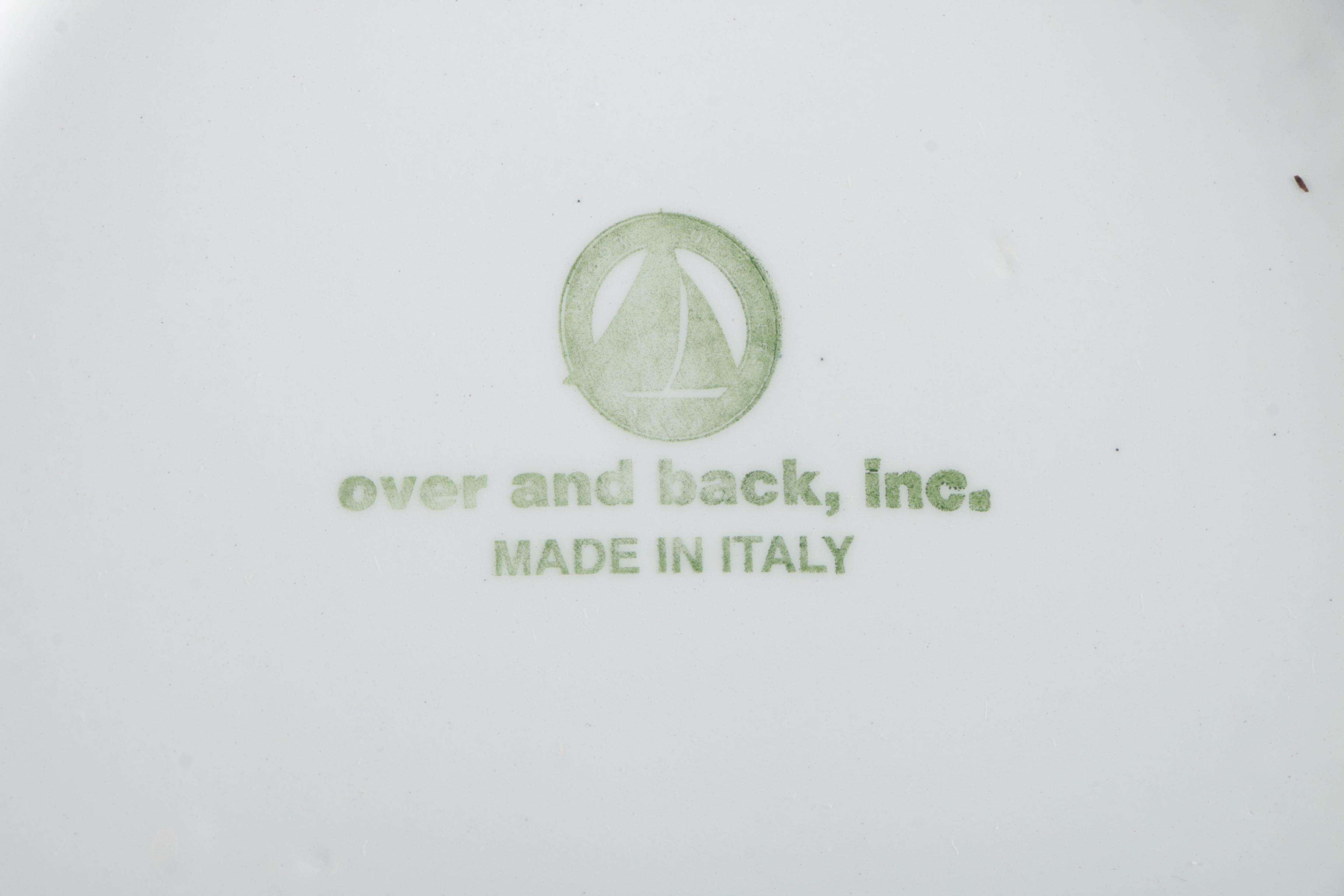 Over and Back, Inc. Italian Pasta Bowls EBTH