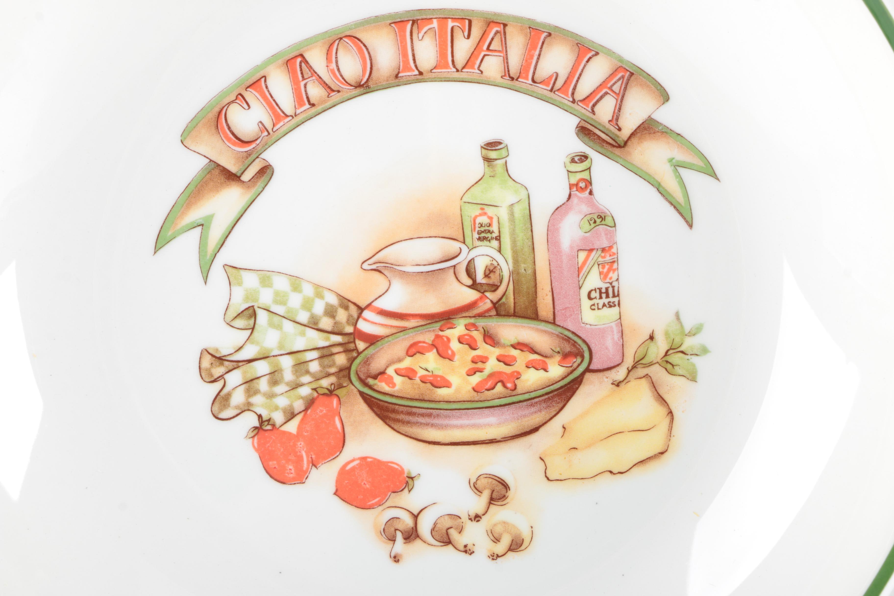 Over and Back, Inc. Italian Pasta Bowls EBTH