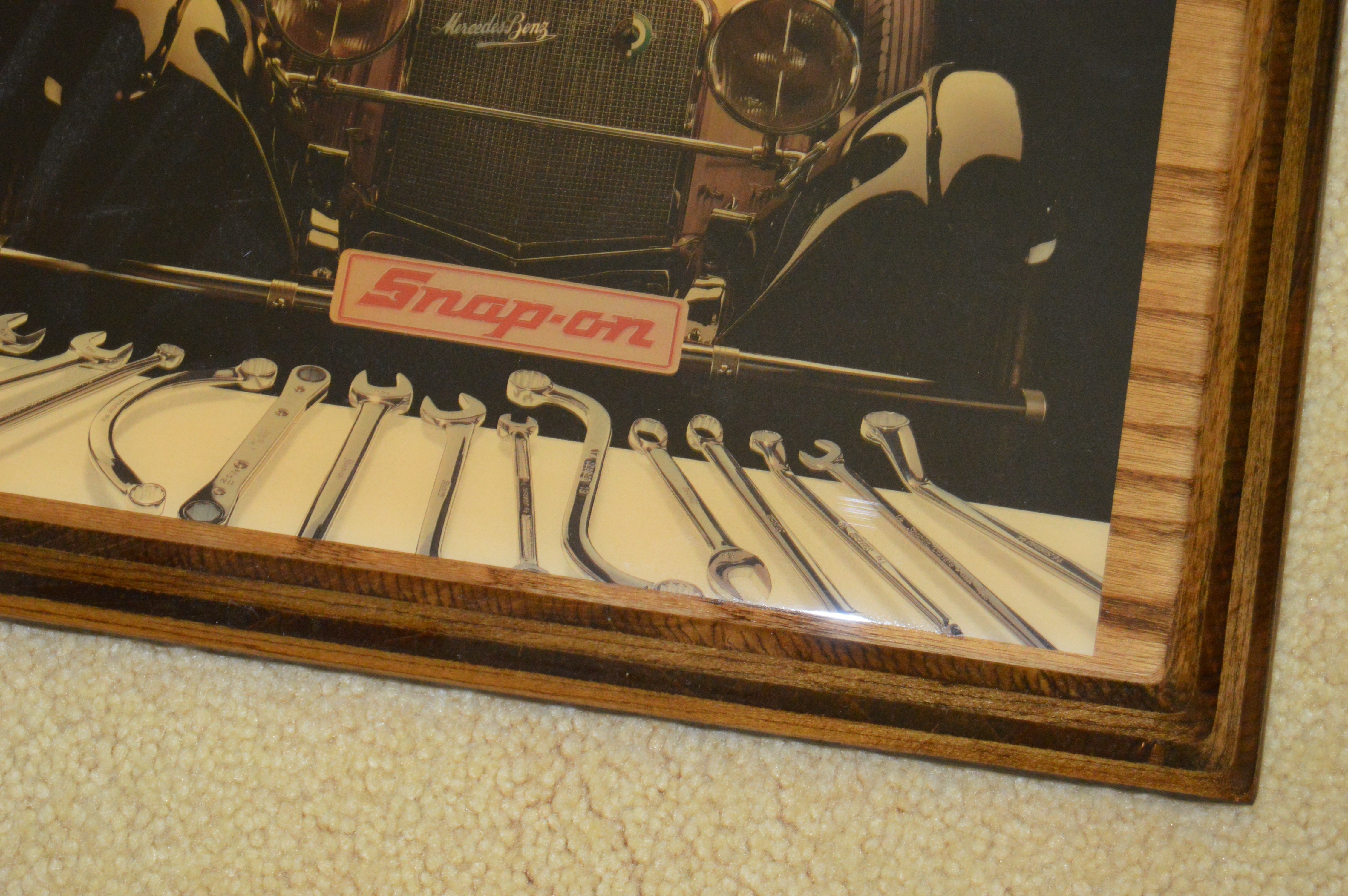 Vintage Snapon Tools PinUp Model and Mercedes Wall Clocks EBTH