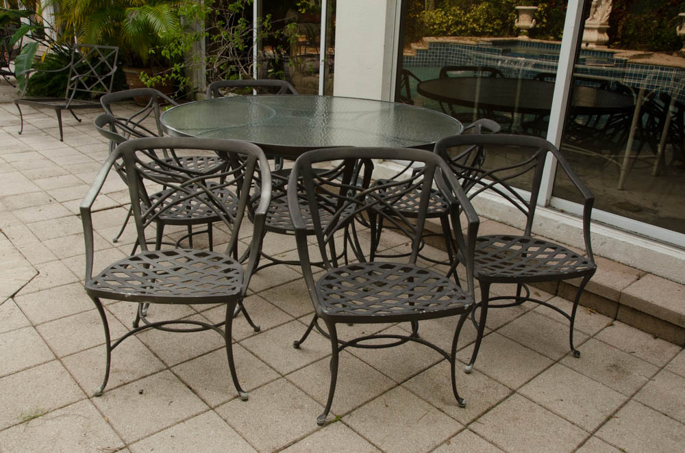 Brown Jordan Patio Table and Chairs EBTH