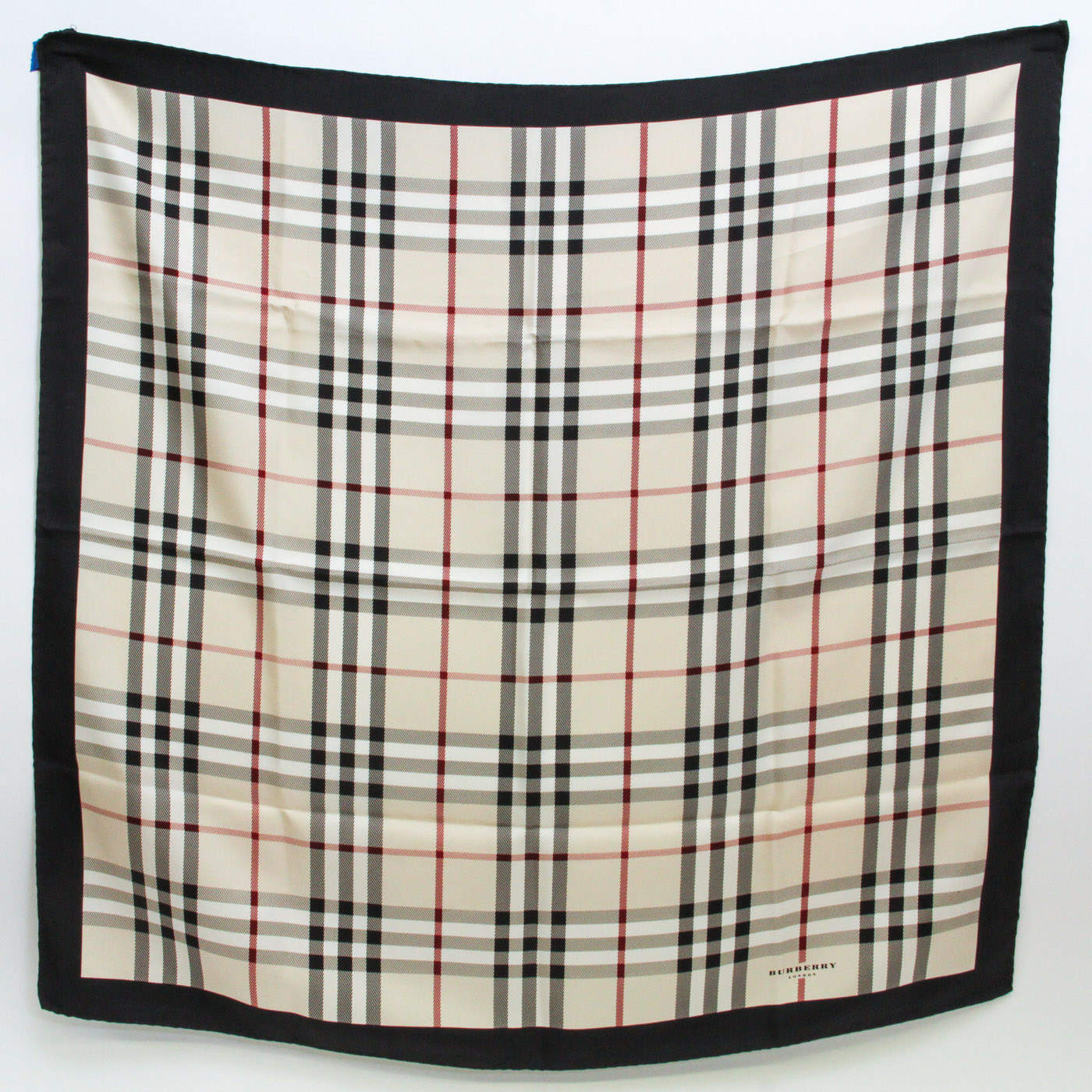 burberry plaid silk scarf