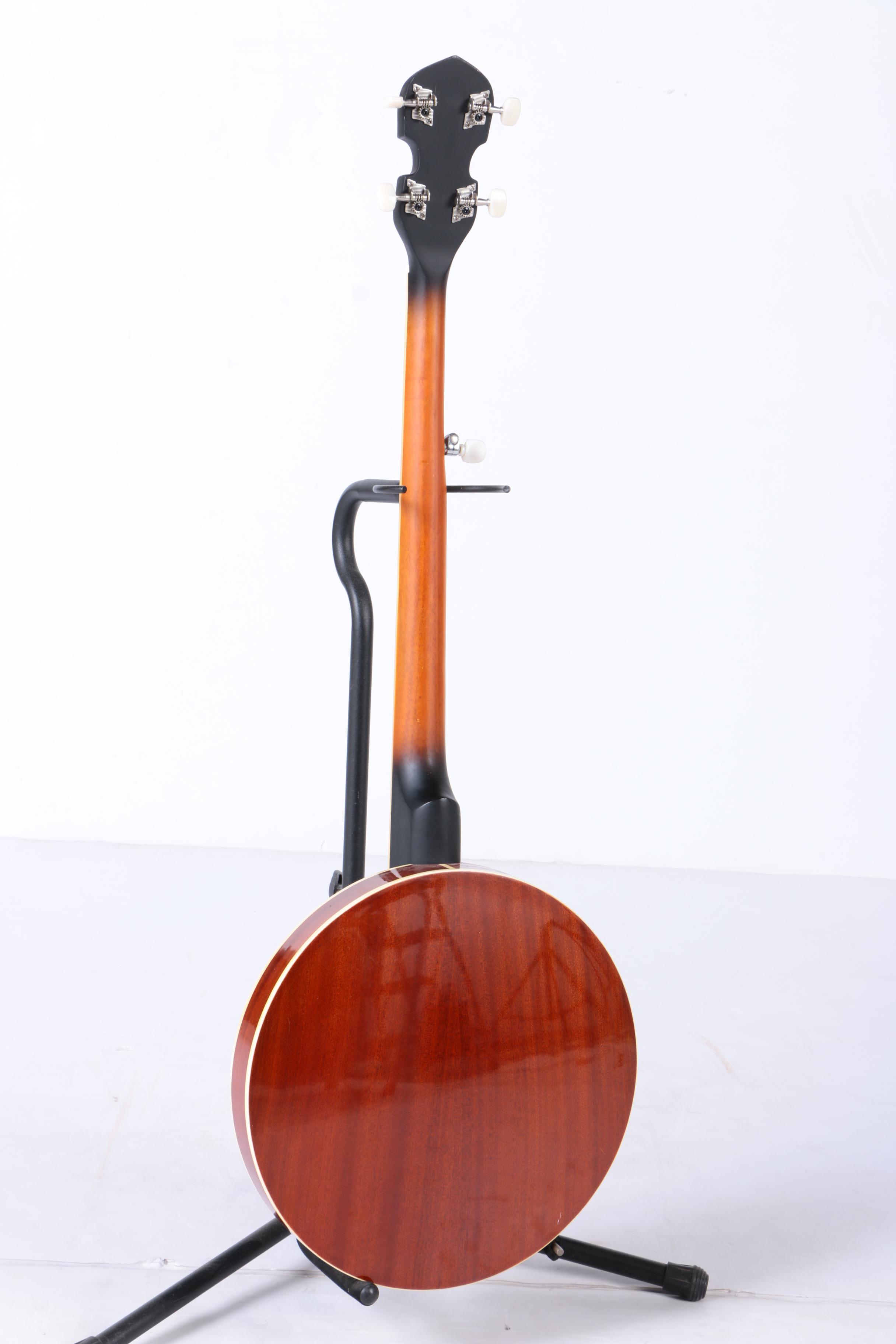 Resonator Banjo and Stand EBTH