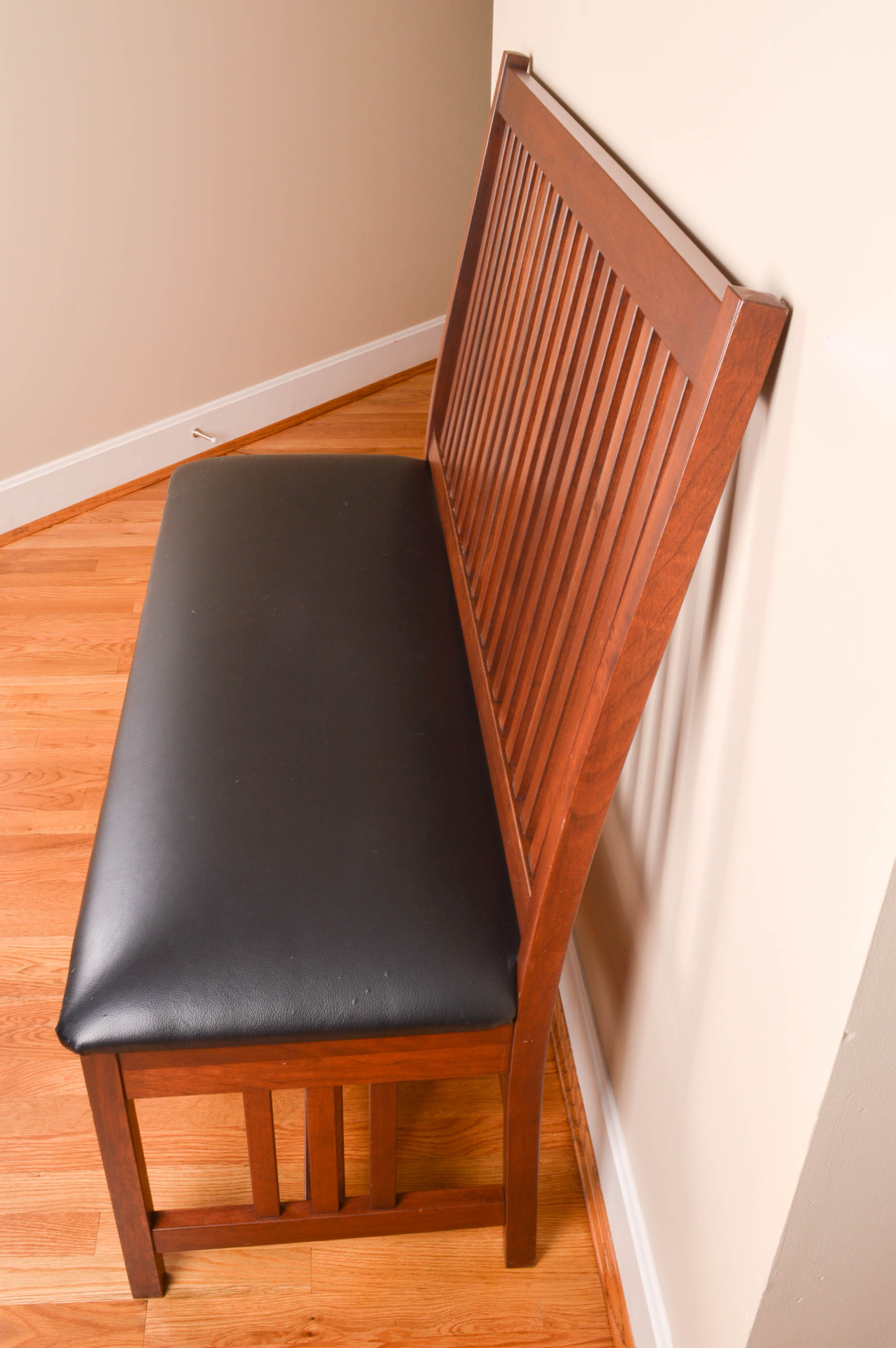 Amish Handcrafted HighBack Bench EBTH