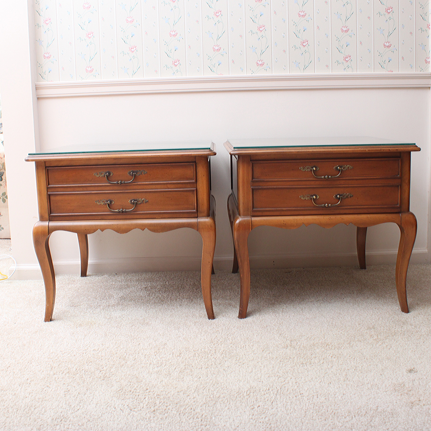 Hekman French Provincial Style End Tables EBTH
