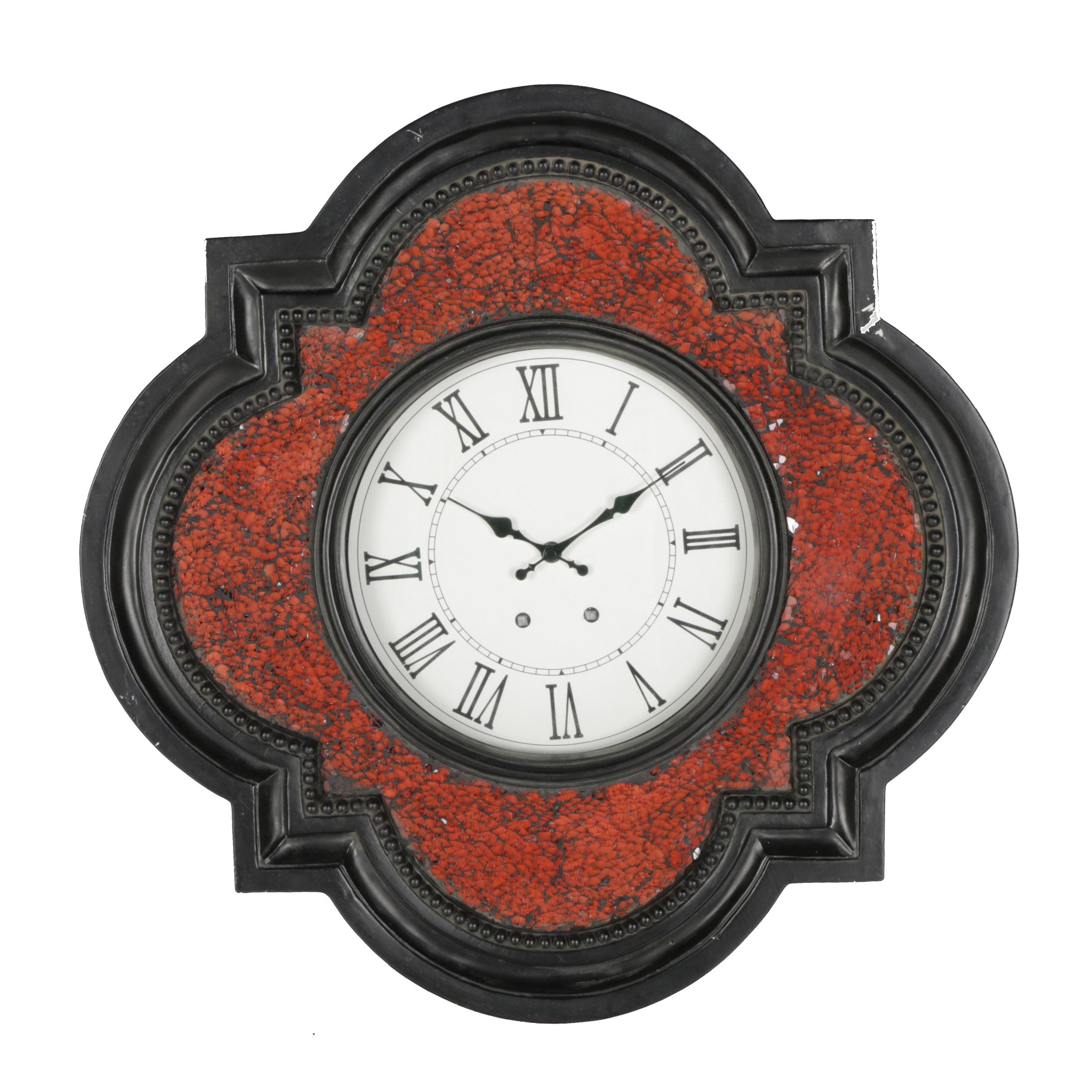 Bombay Company Red Wall Clock EBTH