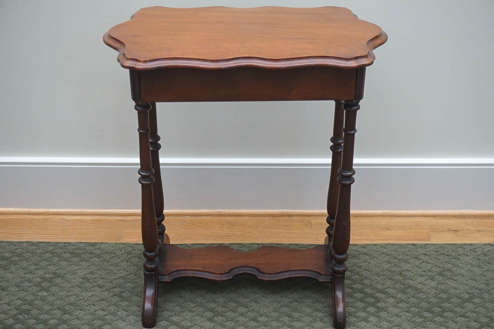 Vintage Cherry Side Table EBTH