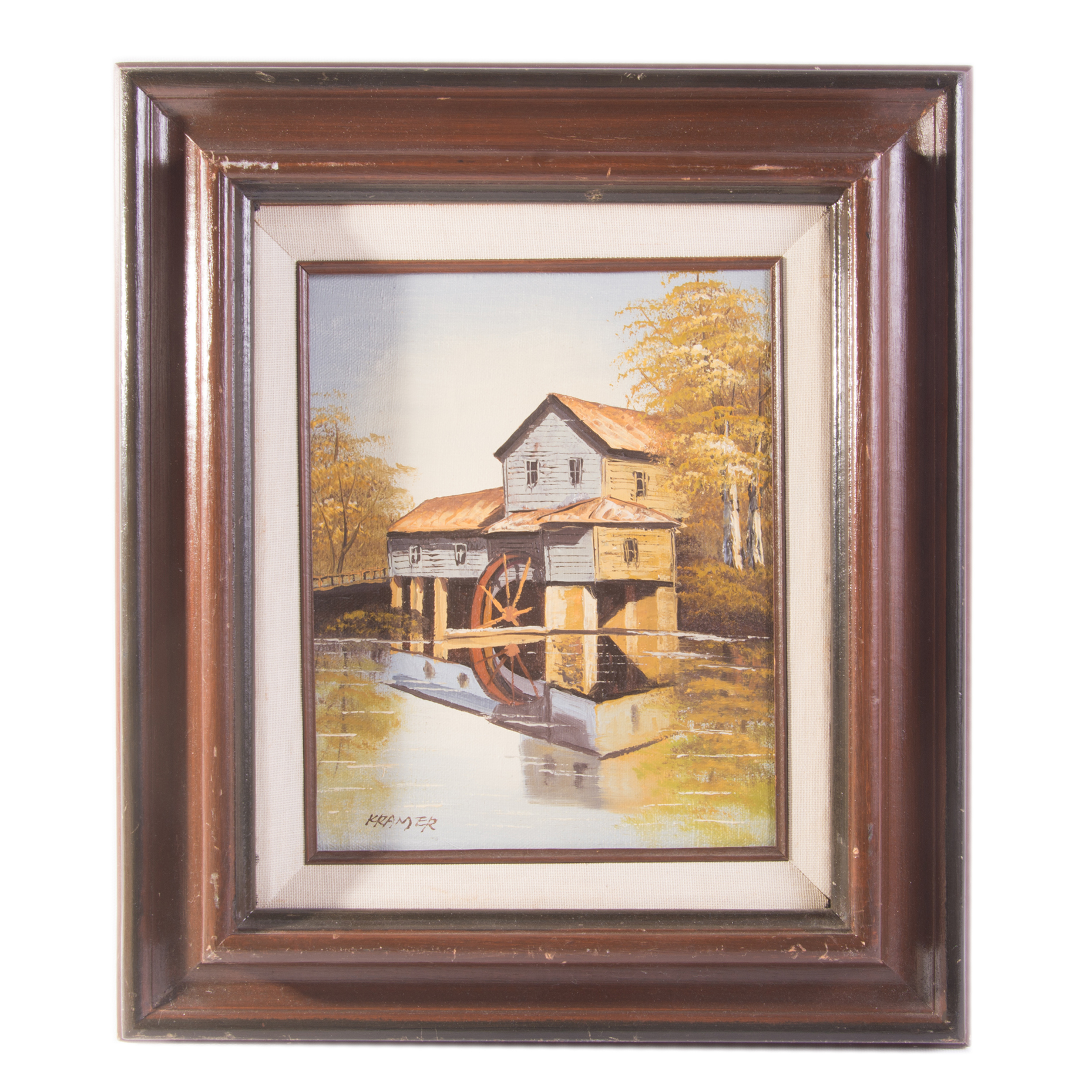 Kramer Oil on Canvas Painting EBTH