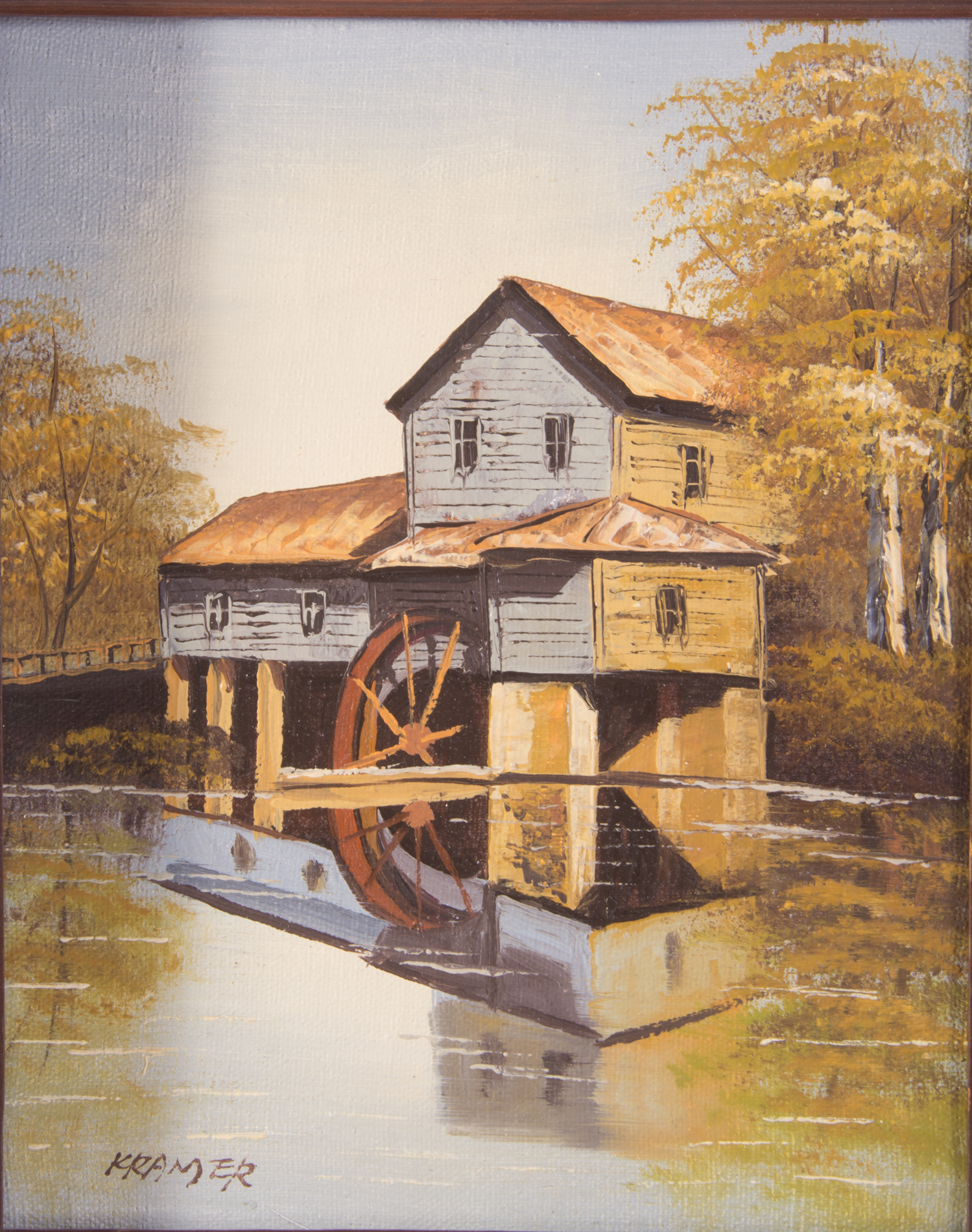 Kramer Oil on Canvas Painting EBTH