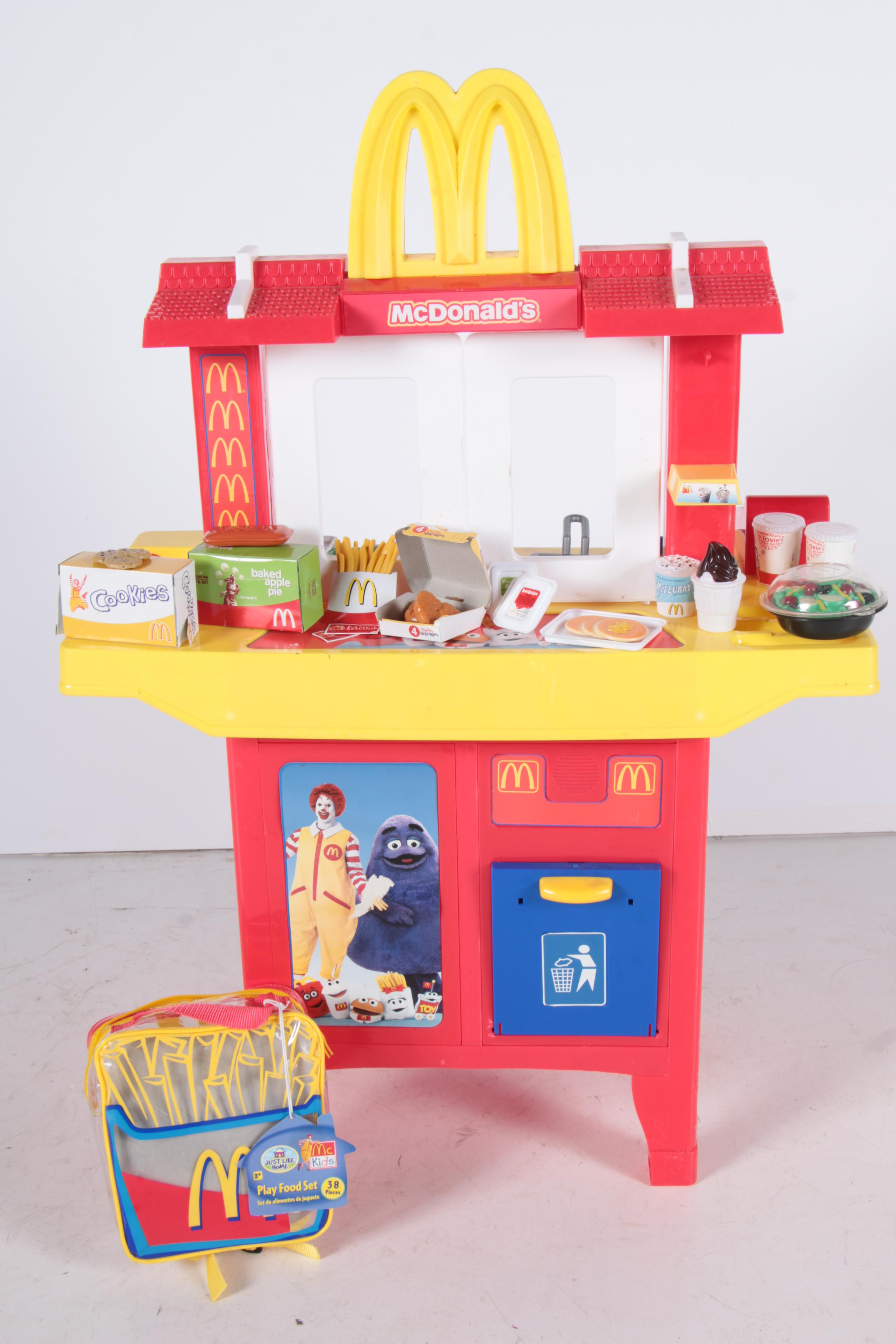 McDonald's Children's Play Kitchen Set and Backpack EBTH