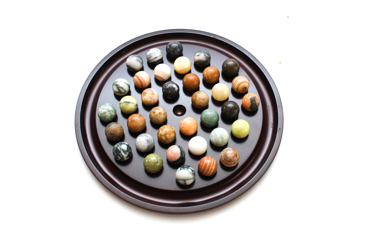 Bombay Company Marble Solitaire Game EBTH