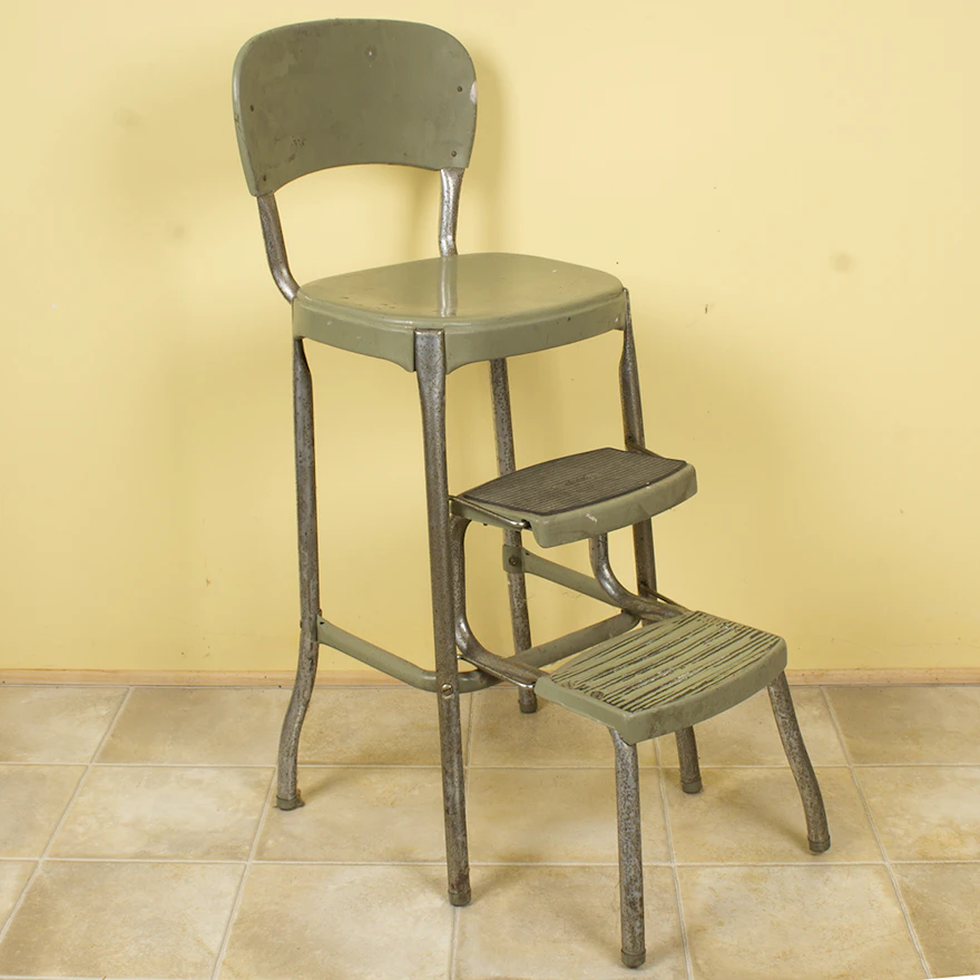 Retro Step Stool Chair Images