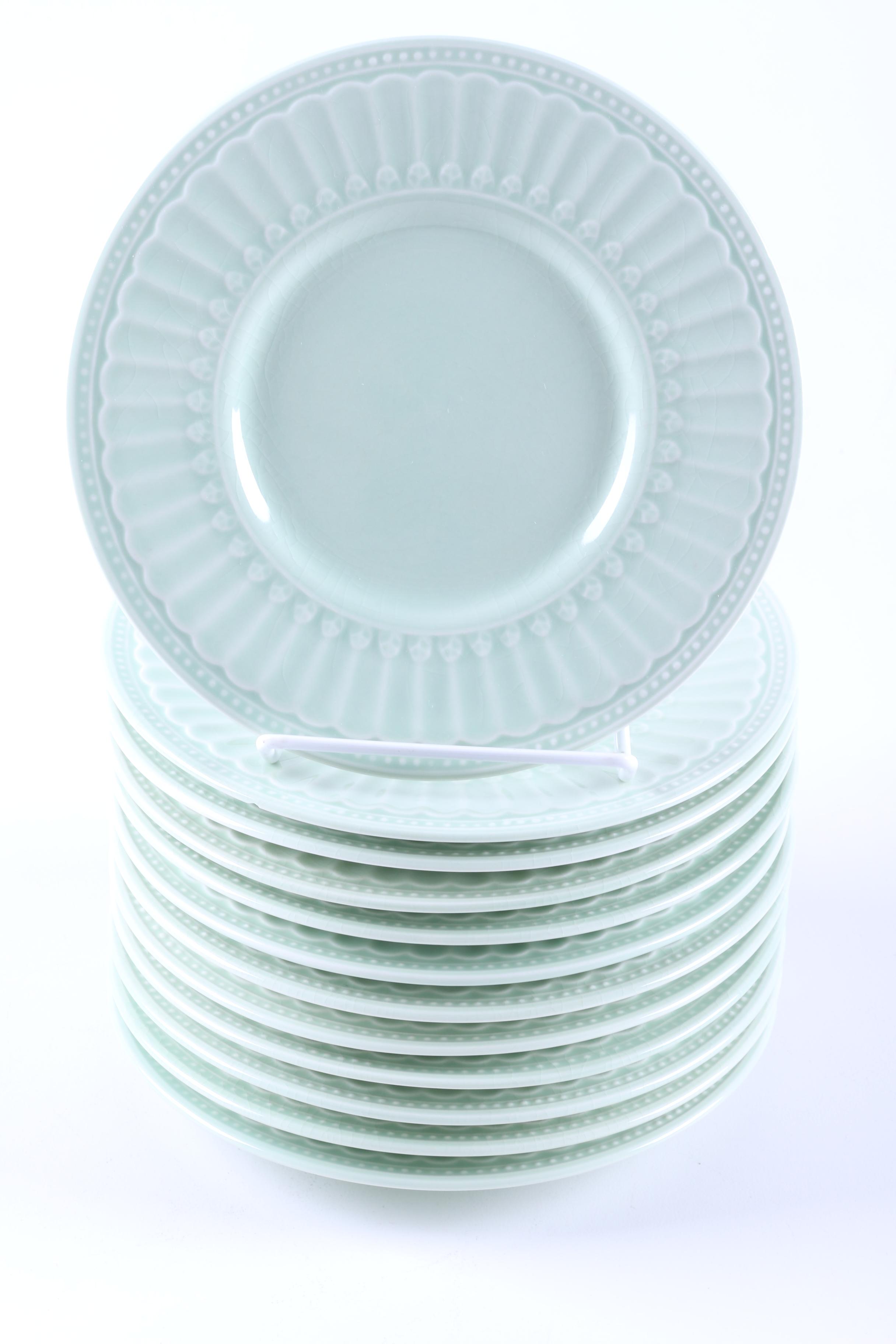 JC Penney "Coventry Sage" Dinnerware Set EBTH