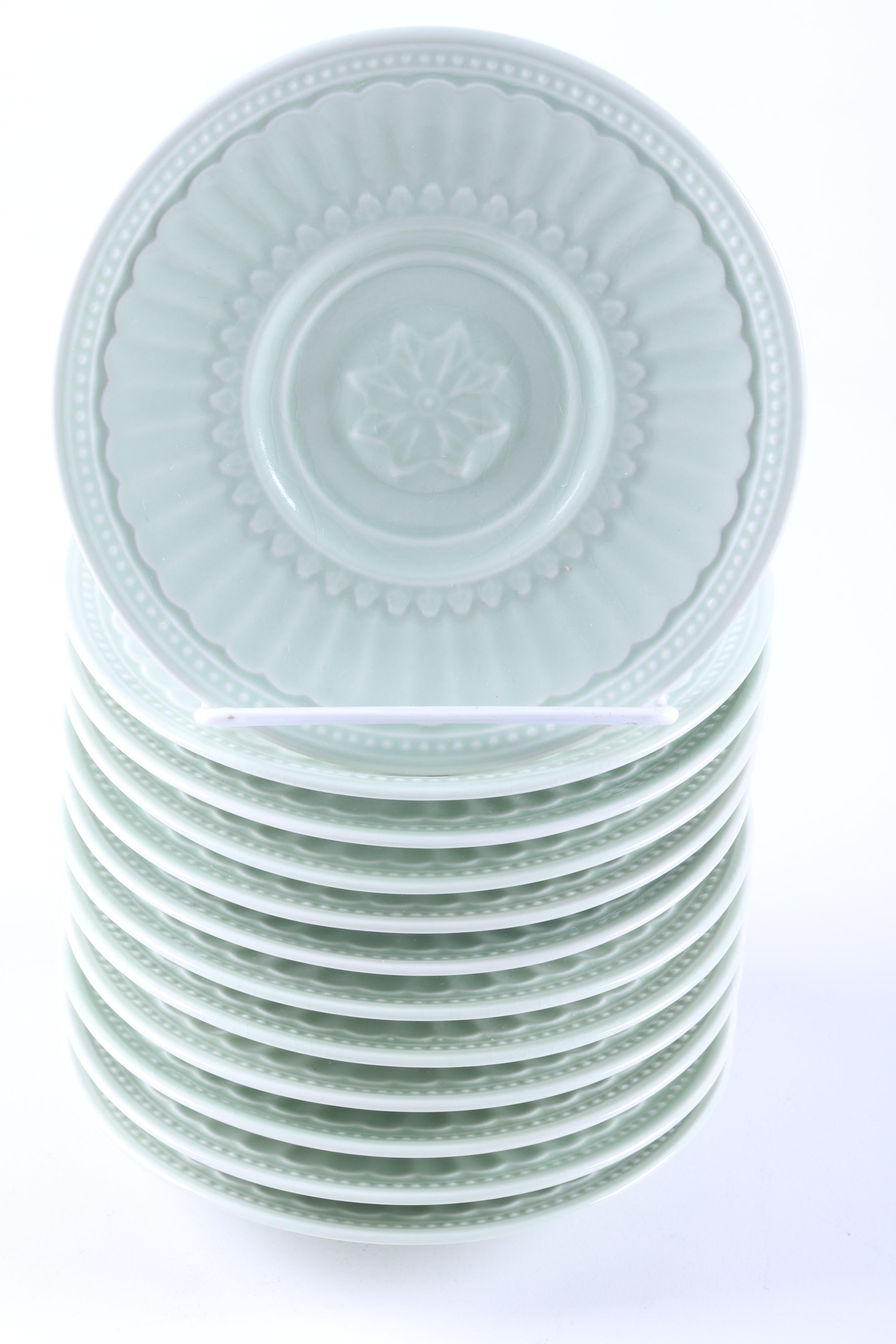 JC Penney "Coventry Sage" Dinnerware Set EBTH