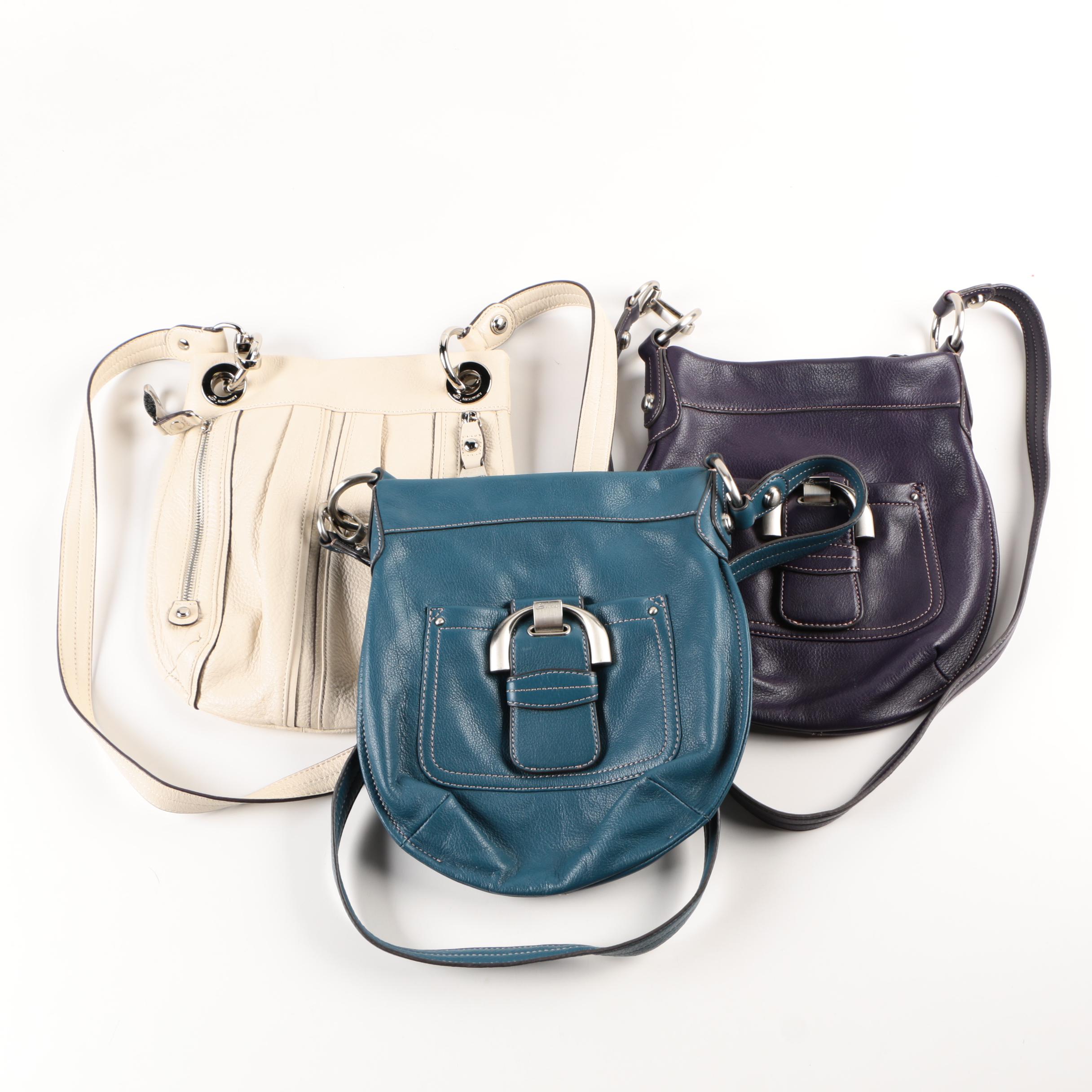 b makowsky blue handbags