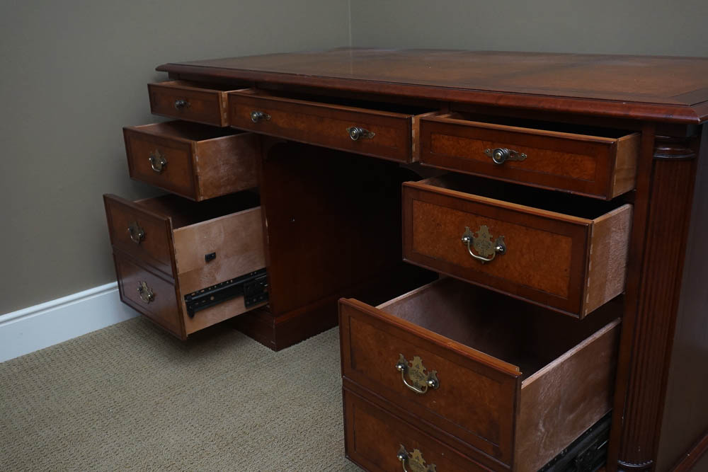 Double Pedestal Executive Desk by Hekman EBTH