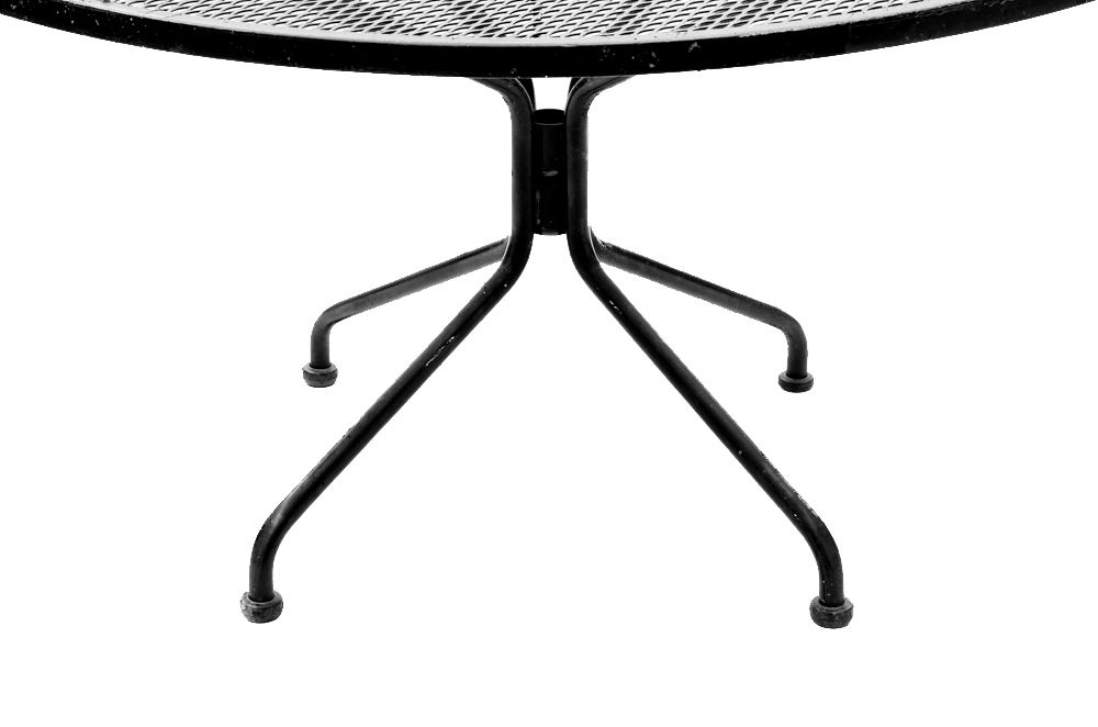 Black Wrought Iron Patio Set EBTH