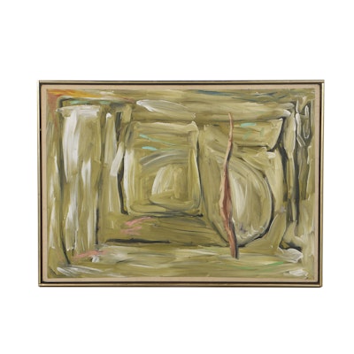 Archie Rand Acrylic Painting on Canvas "Study for Miracles Wall" Archie Rand Acrylic Painting on Canvas "Study for Miracles Wall"